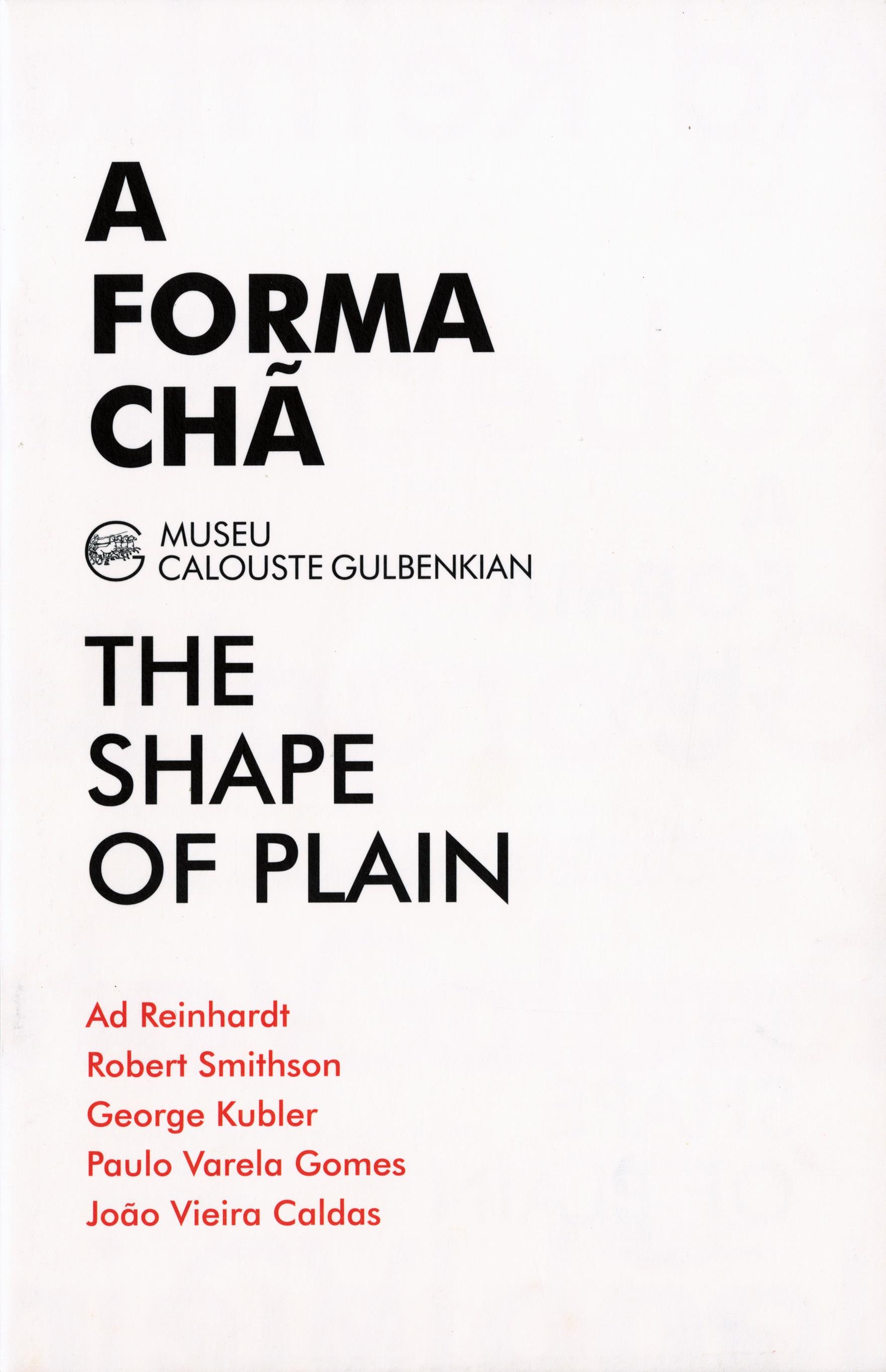 A Forma Chã / The Shape of Plain