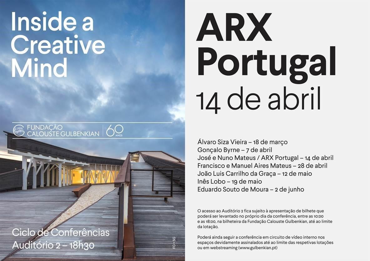 Inside a Creative Mind. ARX Portugal [ciclo de conferências]