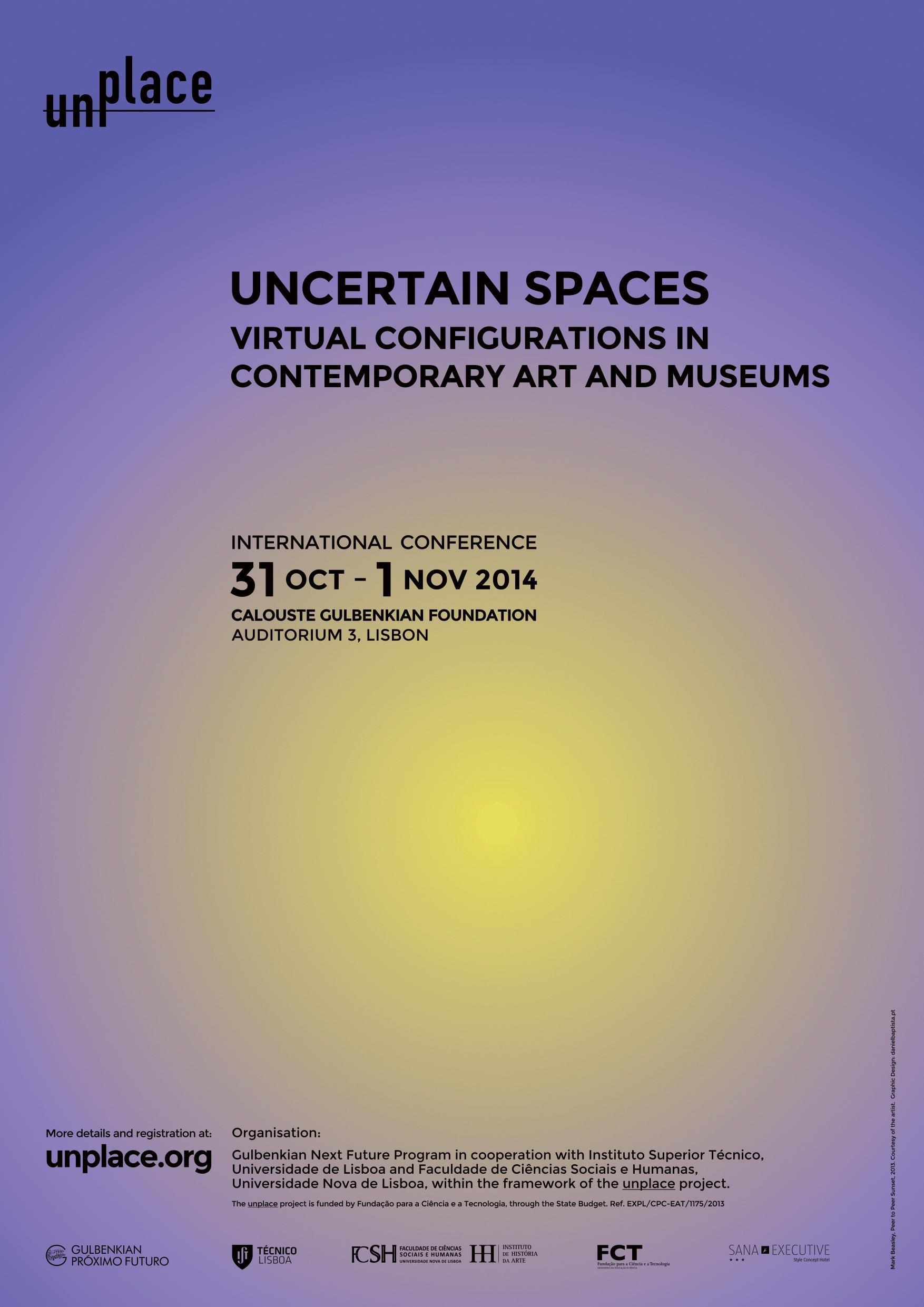 Uncertain Spaces. Virtual Configurations on Contemporary Art and Museums [ciclo de conferências]