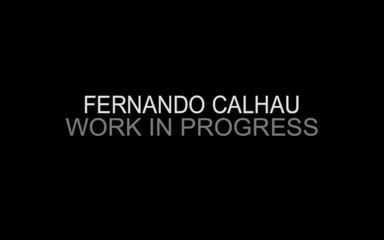Fernando Calhau. Work in Progress