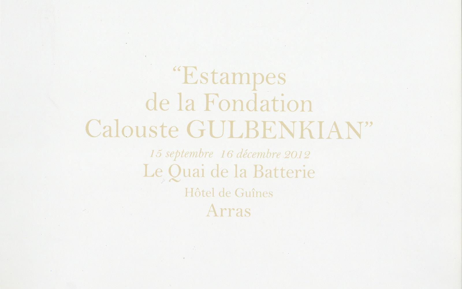Estampes de la Fondation Calouste Gulbenkian