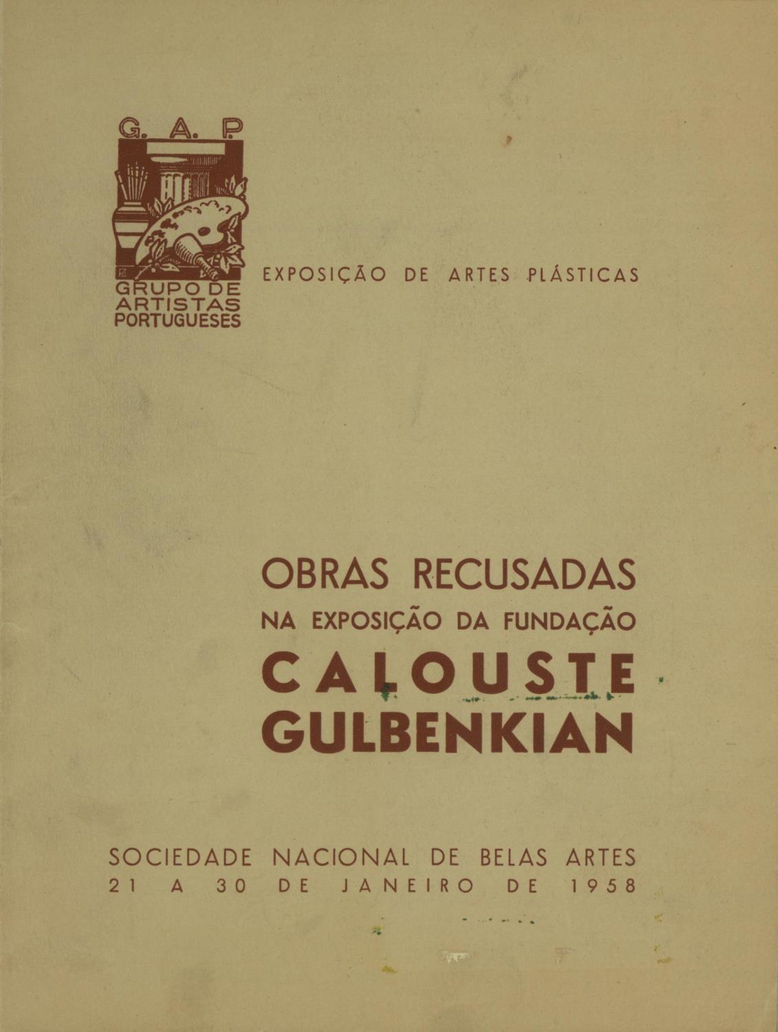 Obras Recusadas na Exposição da Fundação Calouste Gulbenkian. Exposição de Artes Plásticas