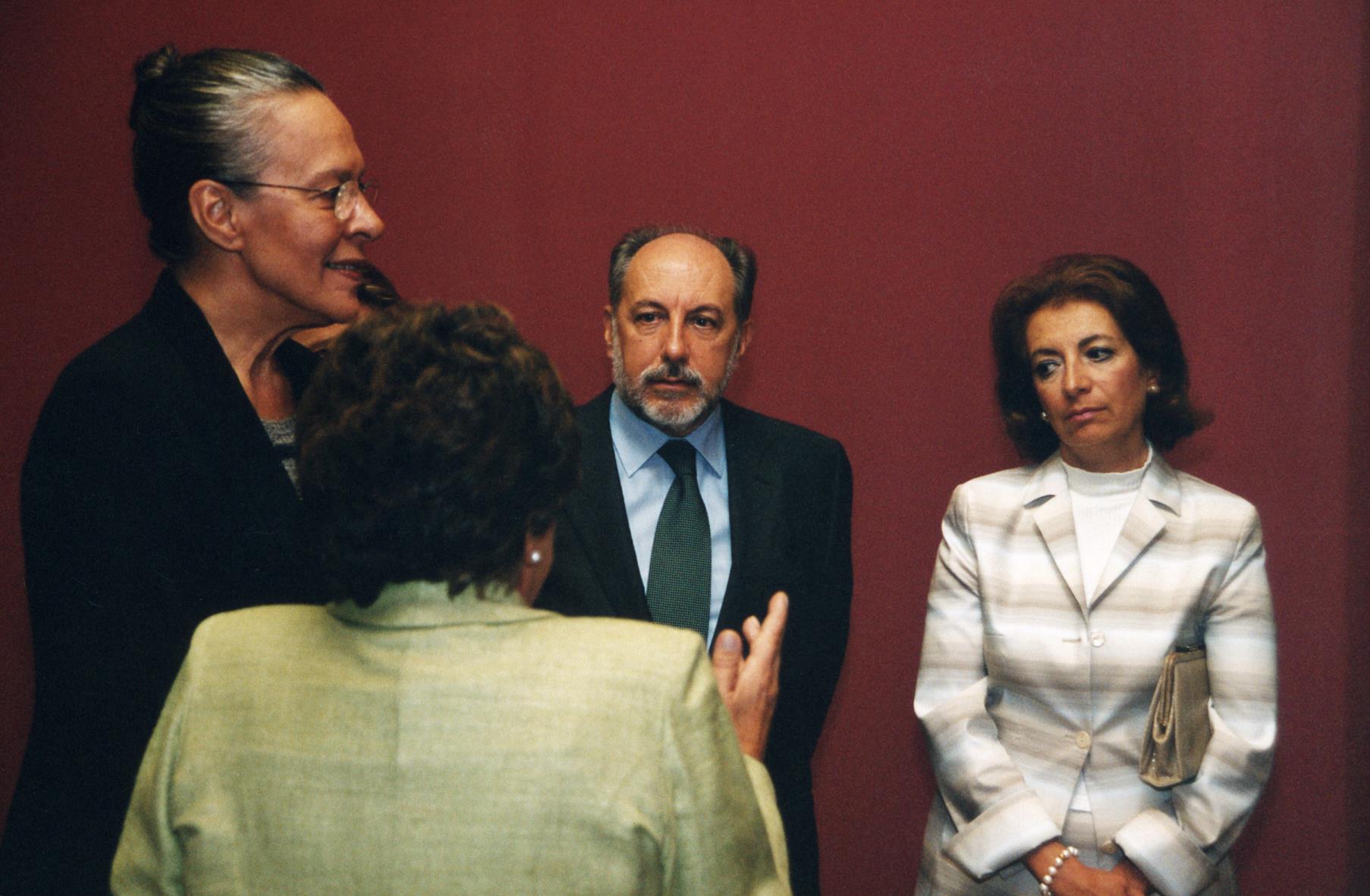 Maria José Ritta (à esq.), Emílio Rui Vilar (ao centro)