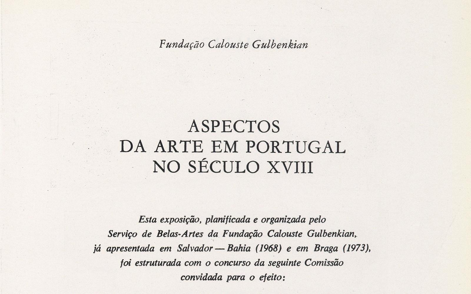 FC_reg.332_Aspectos da Arte em Portugal no Seculo XVIII