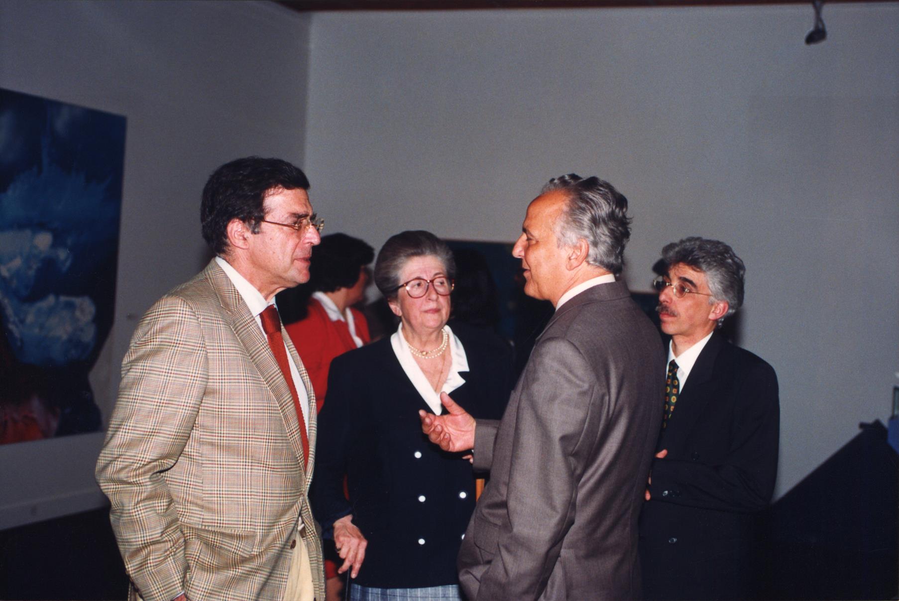 Vasco Graça Moura, Maria Teresa Gomes Ferreira, Victor Sá Machado e Fernando António Baptista Pereira