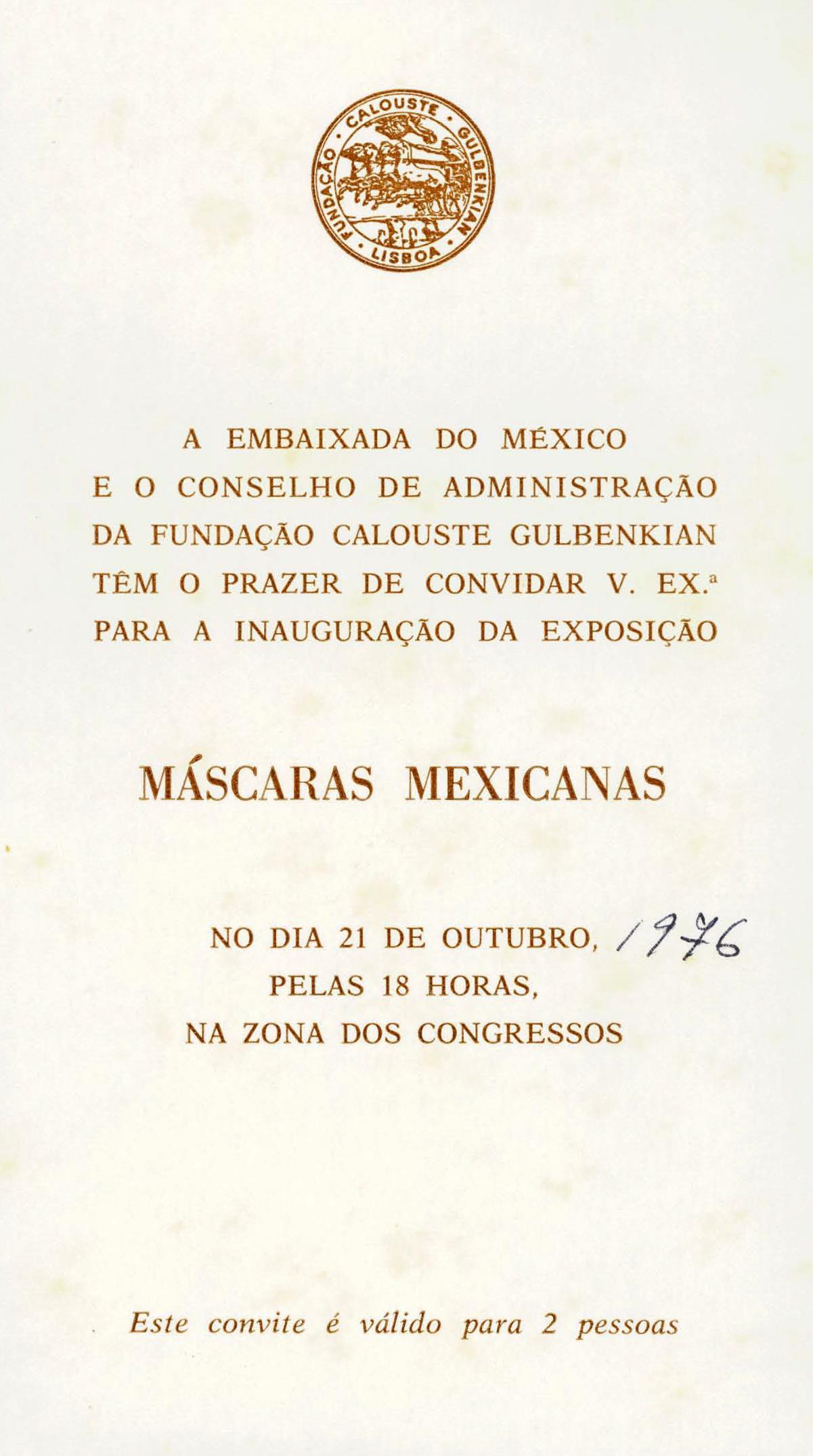 Máscaras Mexicanas da Colecção do Engº Victor José Moya