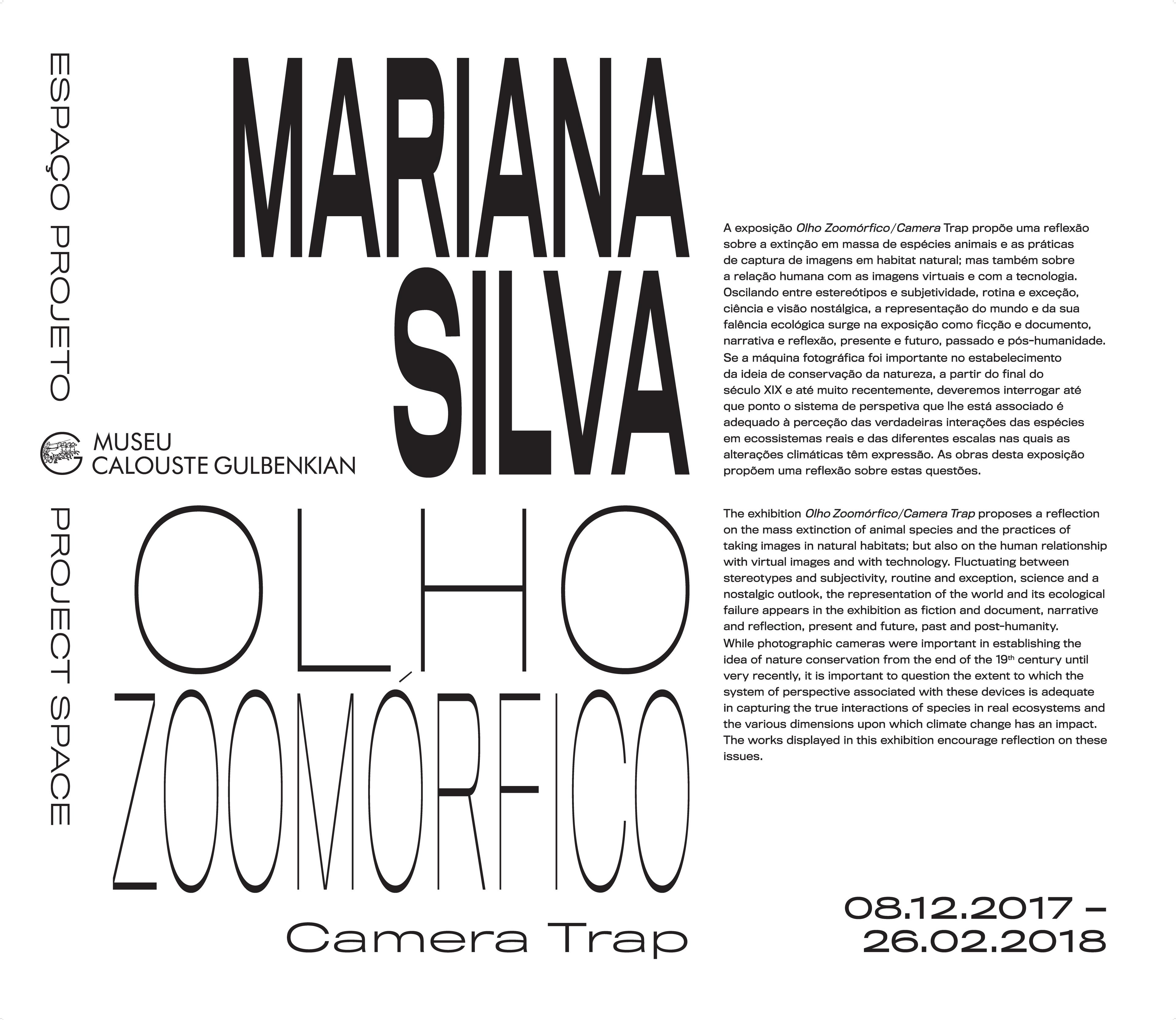 Mariana Silva. Olho Zoomórfico. Camera Trap