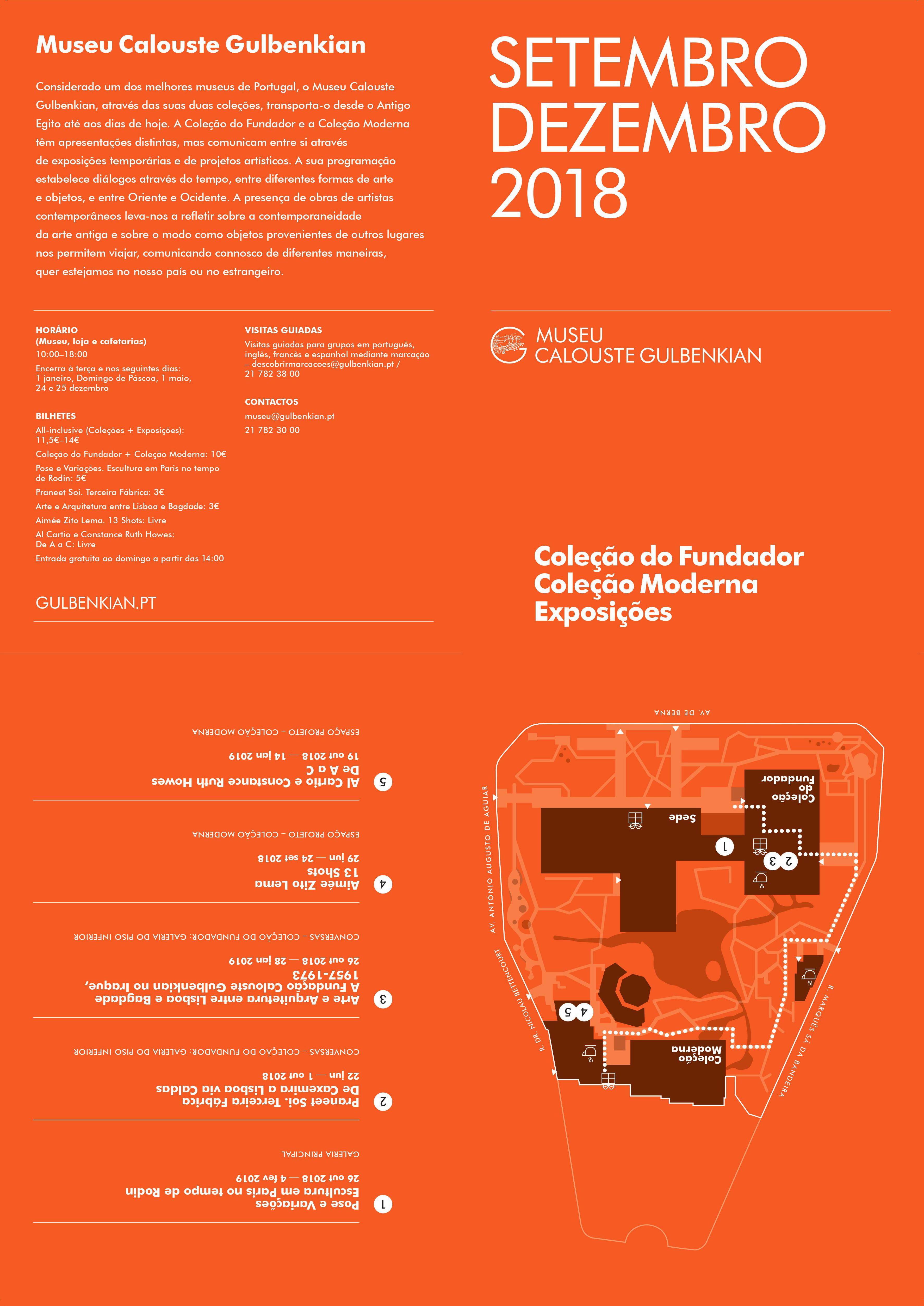 Museu Calouste Gulbenkian. Set – Dez 2018