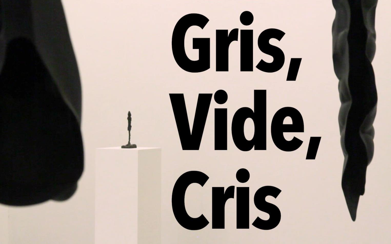 Rui Chafes et Alberto Giacometti. Gris, Vide, Cris