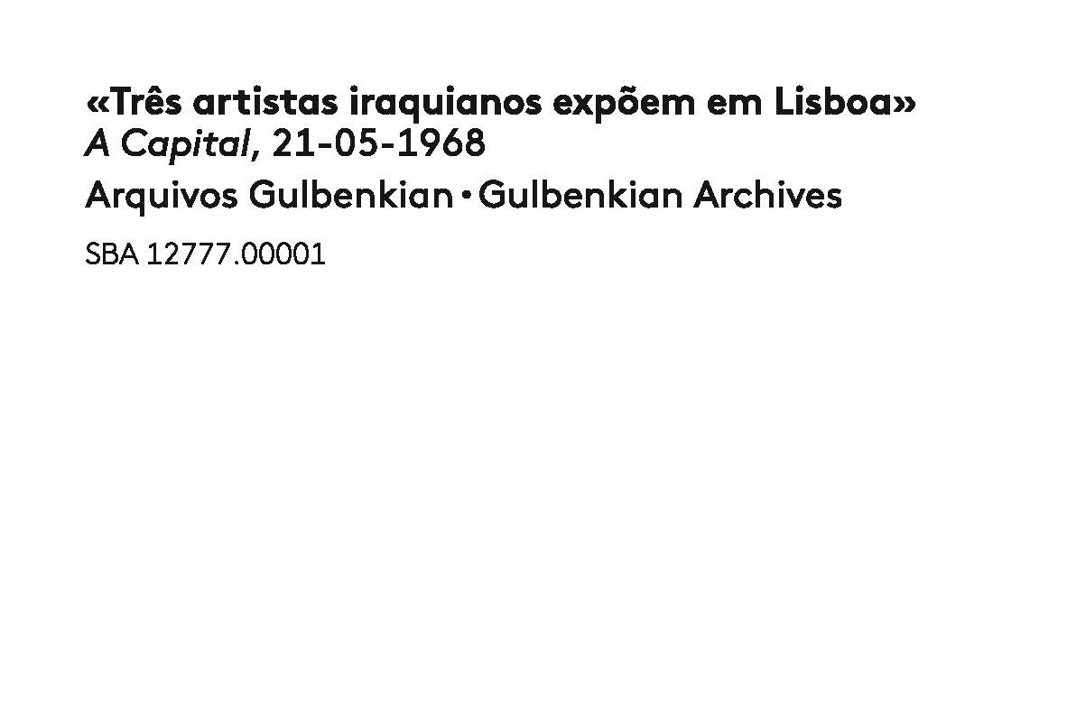 Arte e Arquitetura entre Lisboa e Bagdade