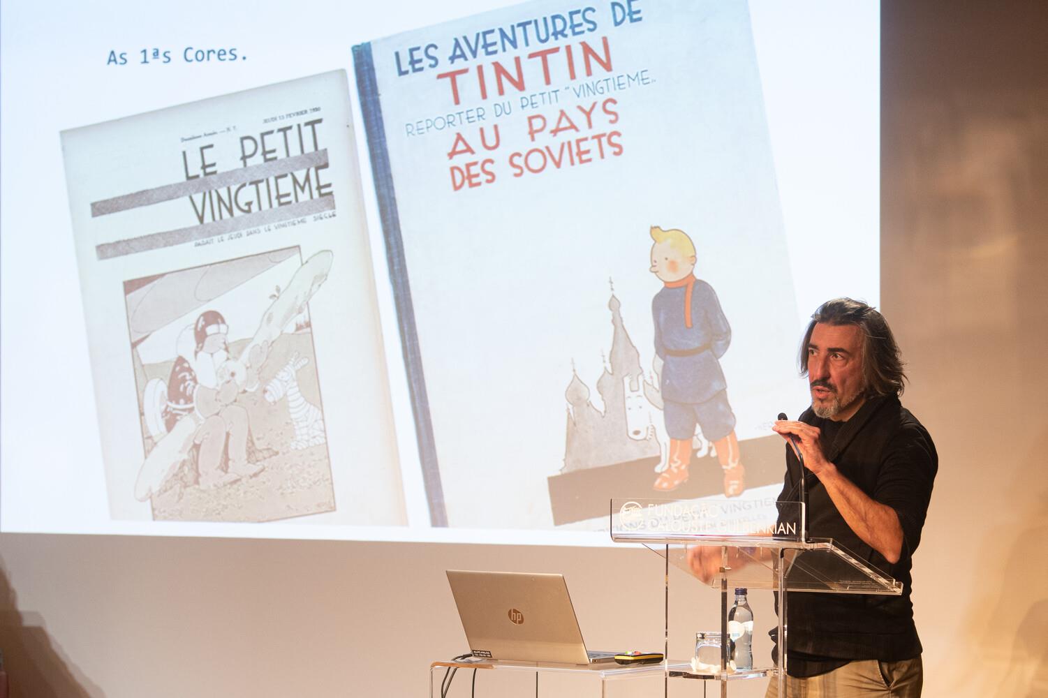 Apresentação do livro «Tintin no País dos Sovietes». Nuno Saraiva