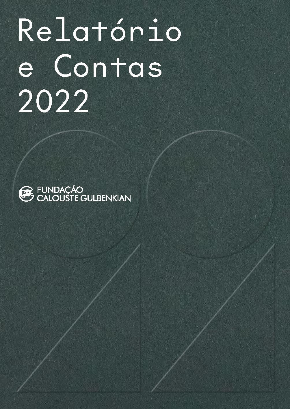 Relatório e Contas. FCG, 2022