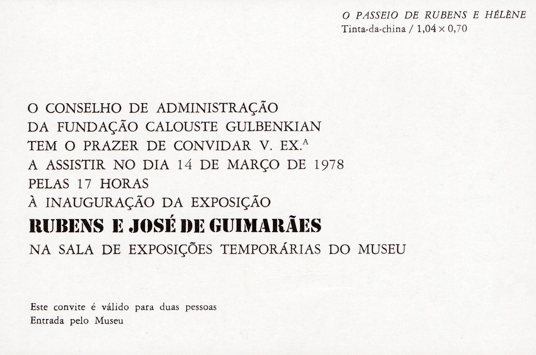 Rubens e José de Guimarães