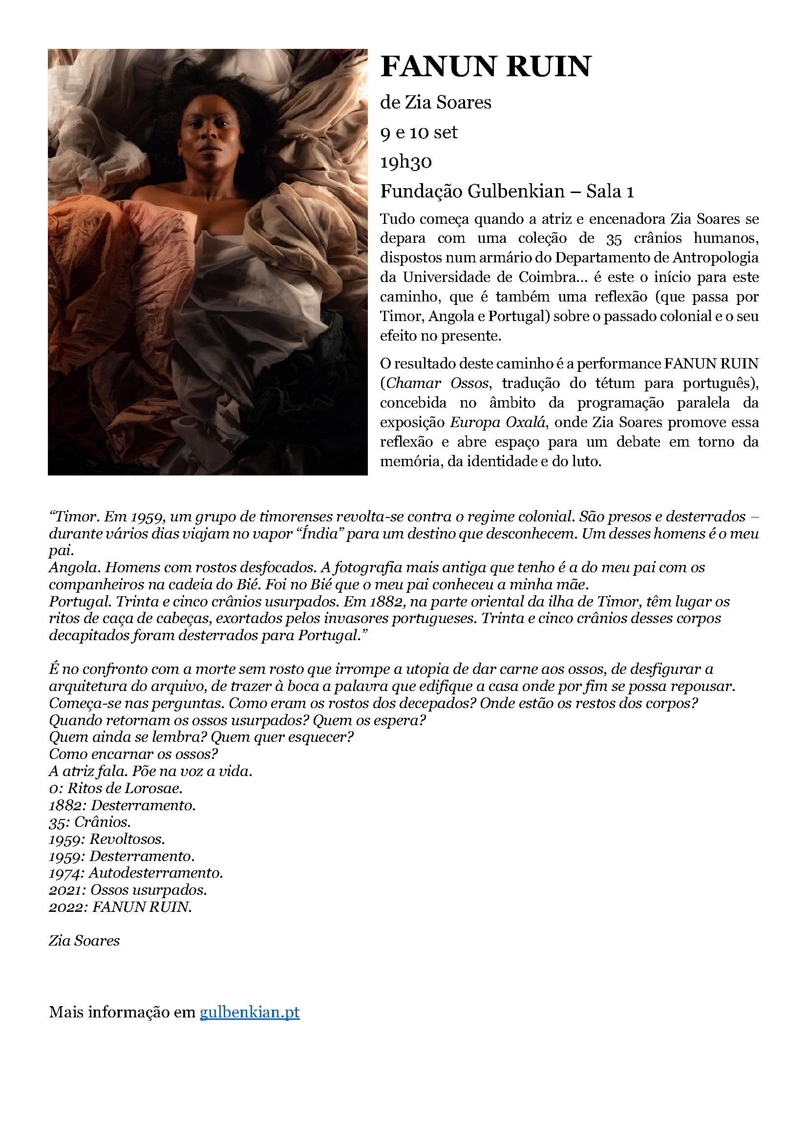 Serviço de Comunicação / Fundação Calouste Gulbenkian