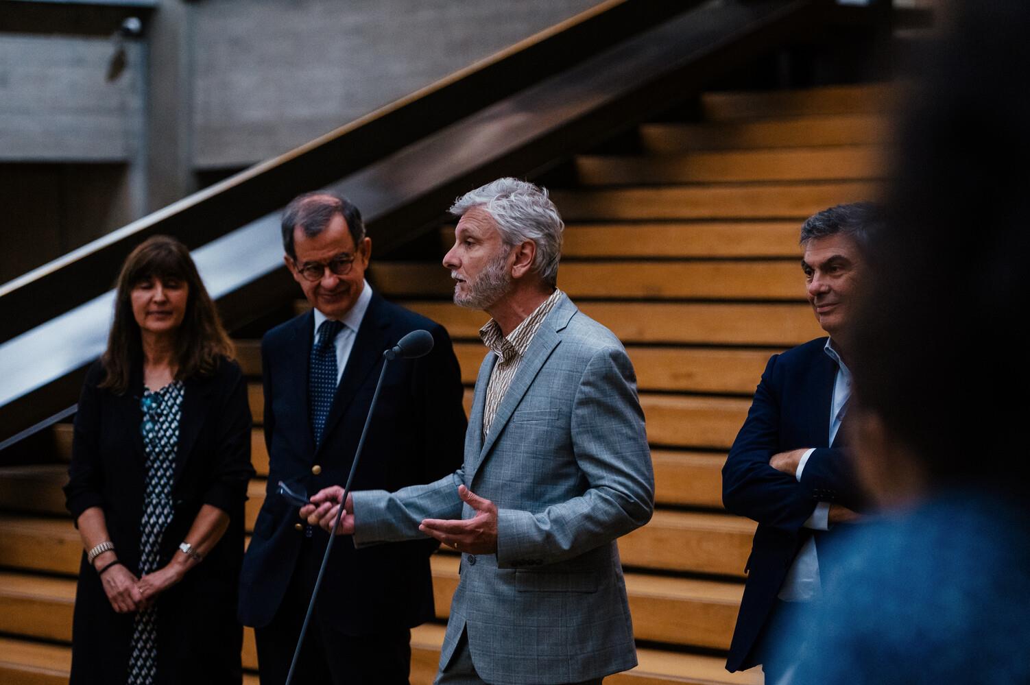 Helena de Freitas, Guilherme d´Oliveira Martins, Nick Willing e António Manuel Serra (da esq. para a dir.)