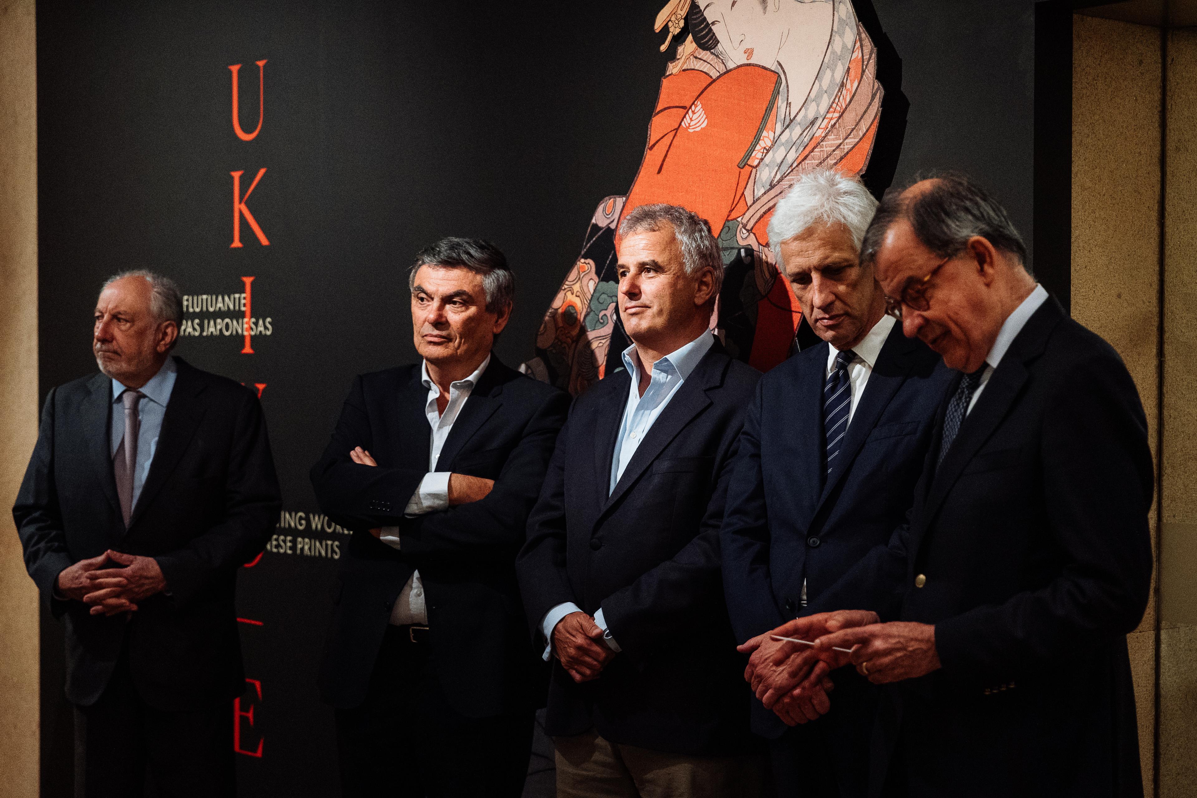 Emílio Rui Vilar, António Cruz Guerra, Martin Essayan, António Feijó, Guilherme d´Oliveira Martins (da esq. para a dir.)