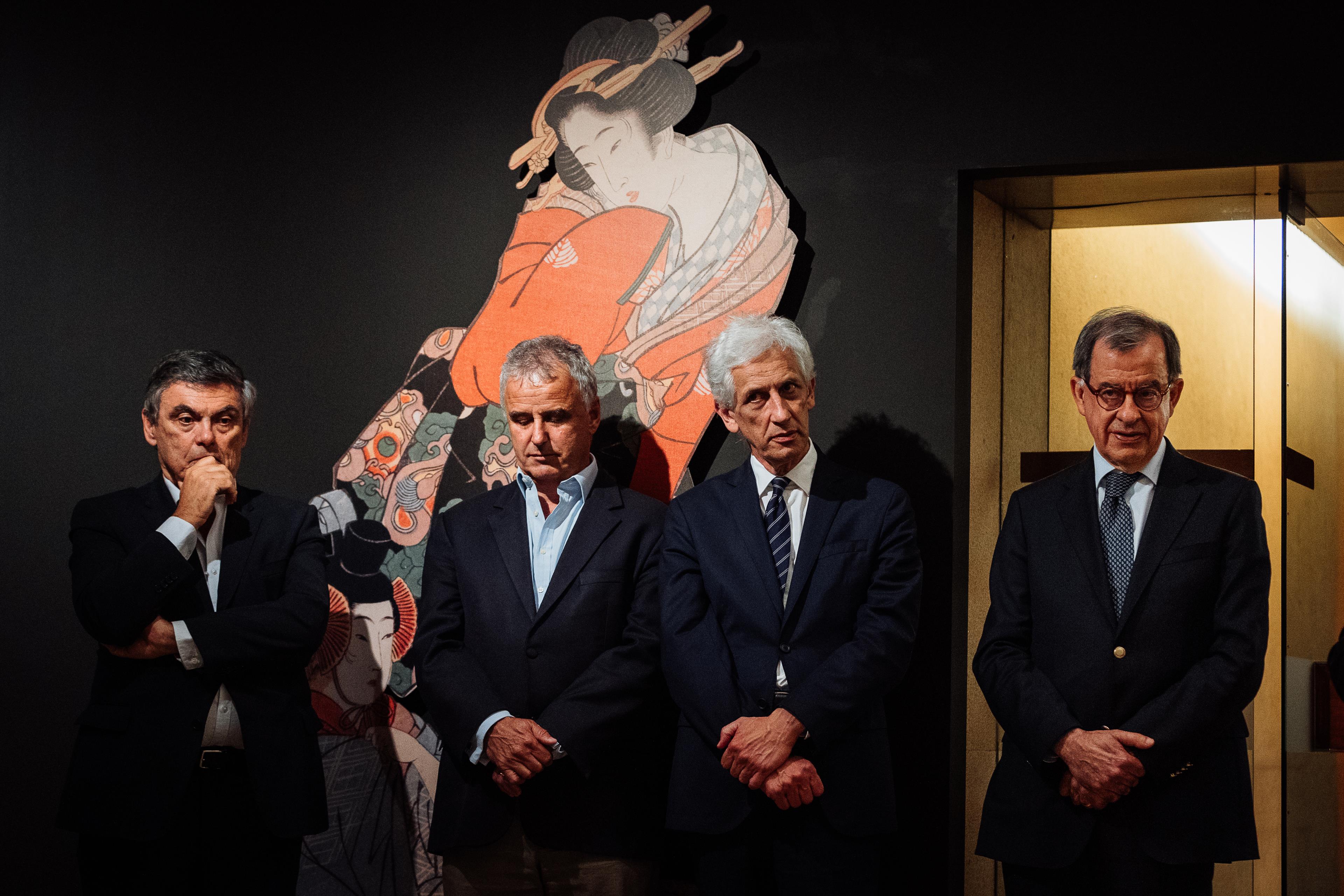 António Cruz Guerra, Martin Essayan, António Feijó, Guilherme d´Oliveira Martins (da esq. para a dir.)
