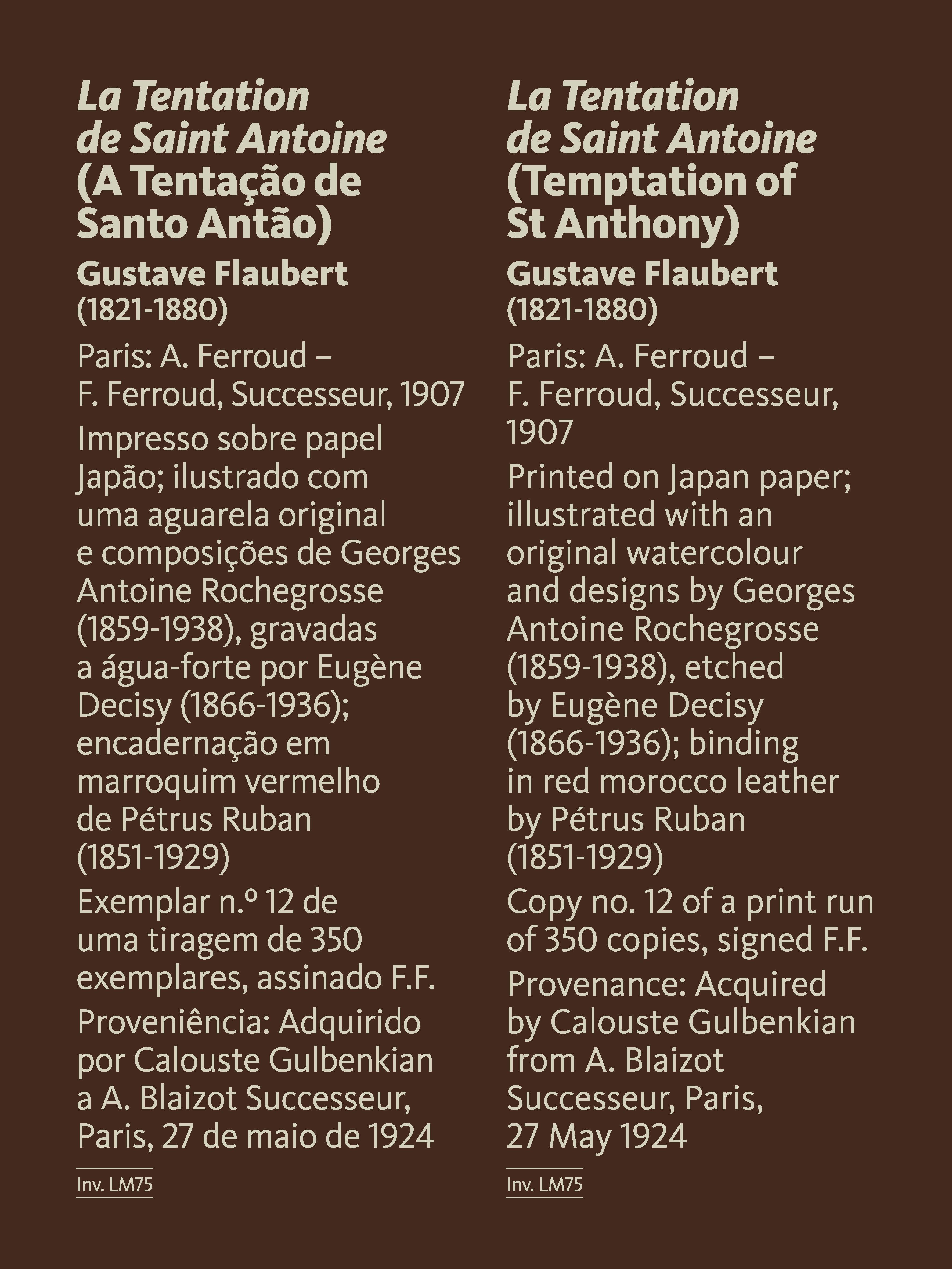 Flaubert na Coleção Gulbenkian