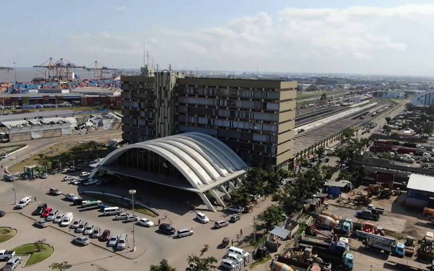 Estação Central da Beira, Moçambique [vista 360º geral]