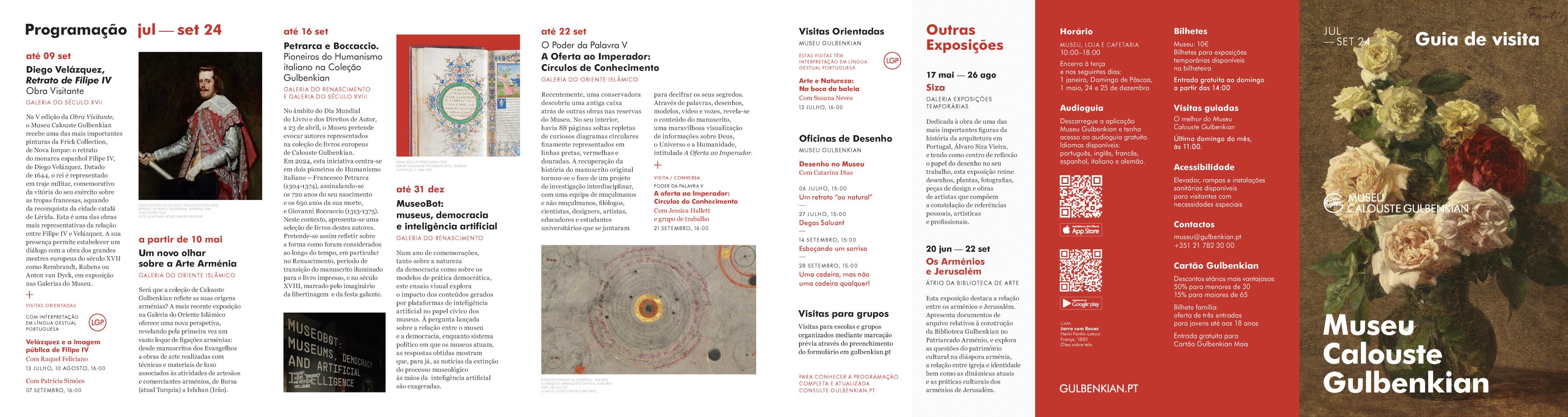 Museu Calouste Gulbenkian. Julho – setembro 2024