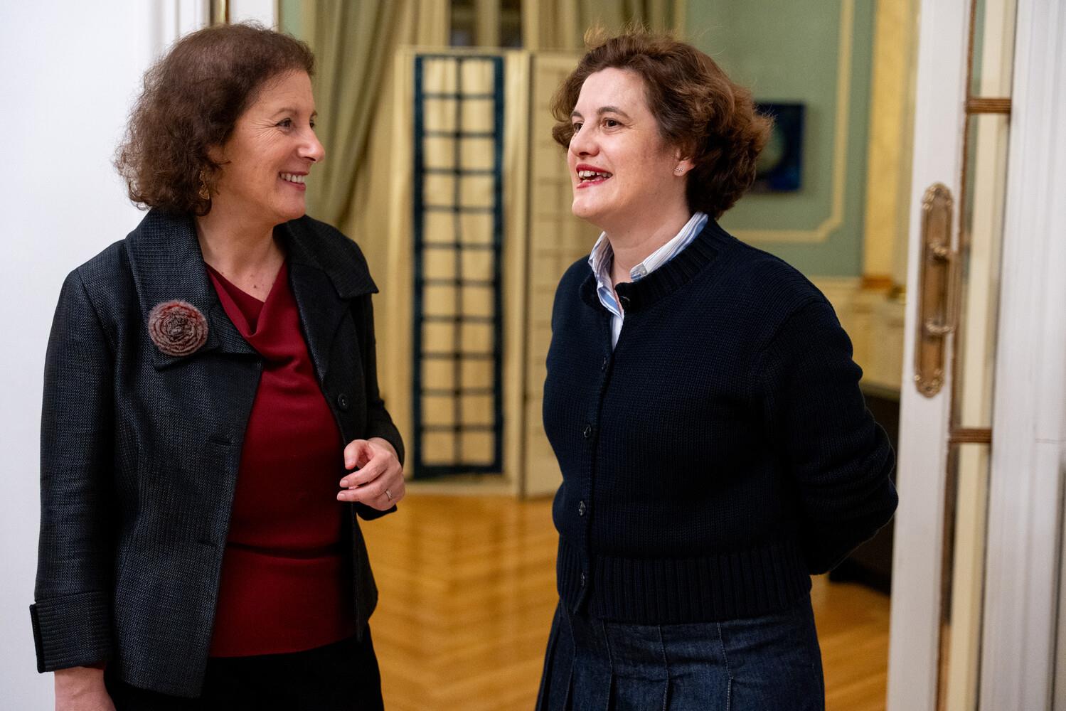 Elisabete Caramelo (à esq.) e Rita Fabiana (à dir.)