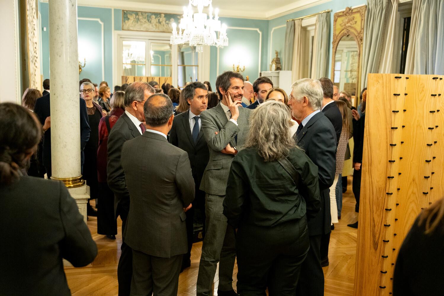 Pedro Adão e Silva, Guilherme d´Oliveira Martins, Ernest Domènech, João Mira Gomes e Leonor Antunes (da esq. para a dir.)