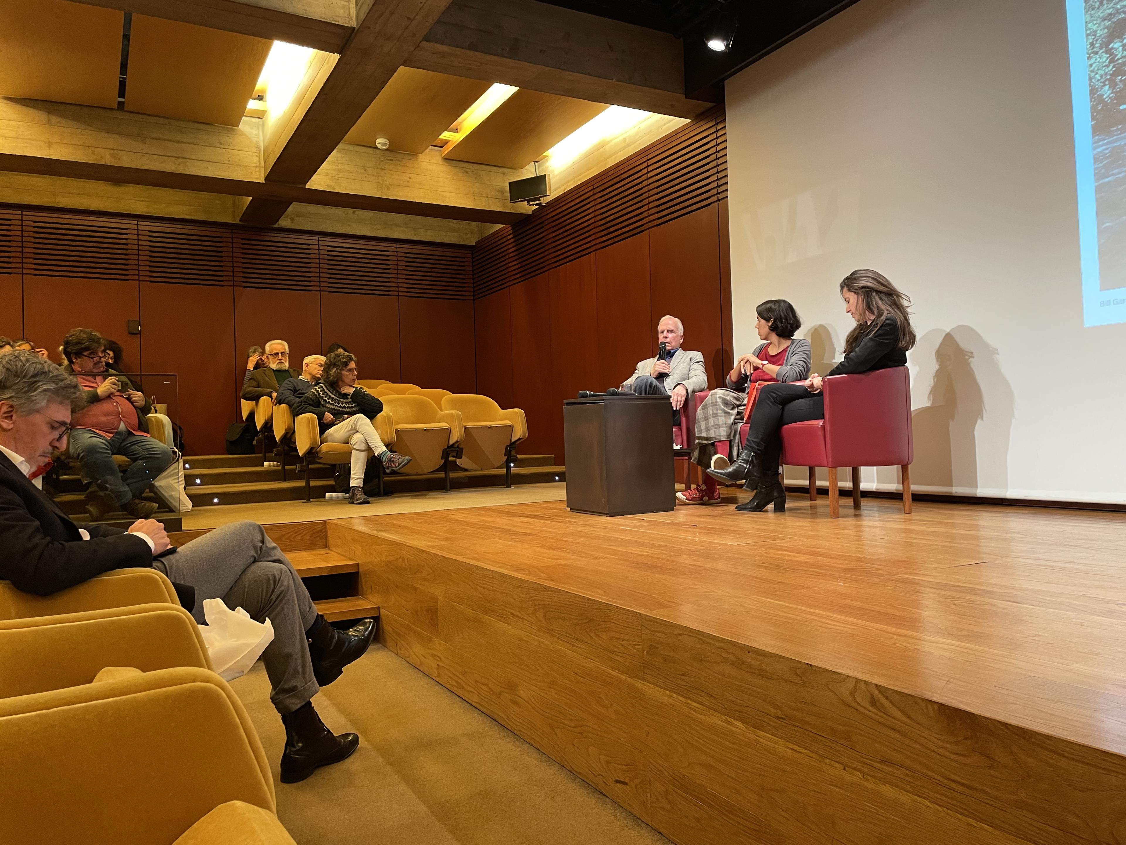 Exibição do filme «Um nome para o que sou»: Jorge Calado; Marta Pessoa e Susana Moreira Marques