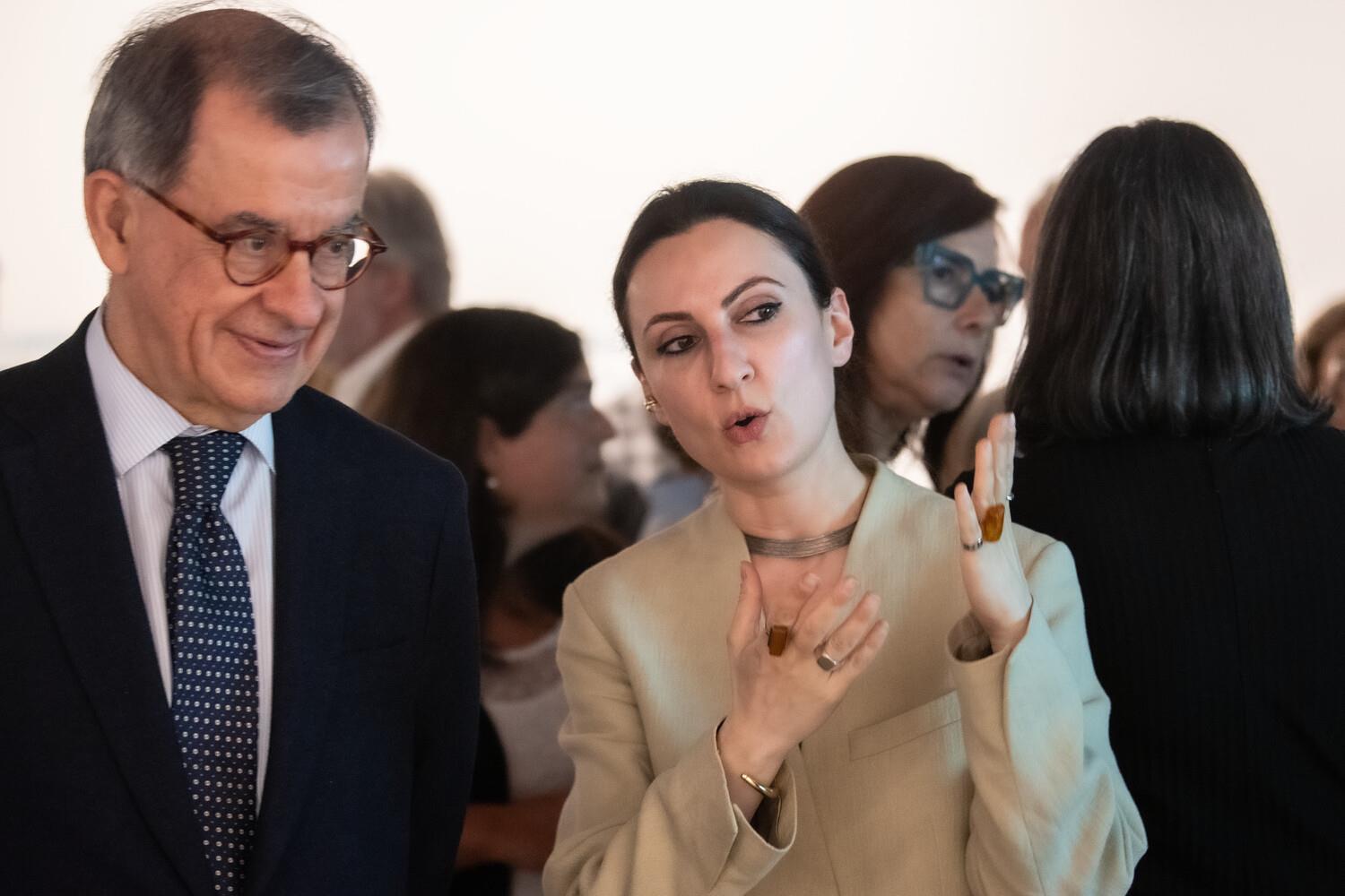 Guilherme d´Oliveira Martins (à esq.) e Shogher Margossian (à dir.)