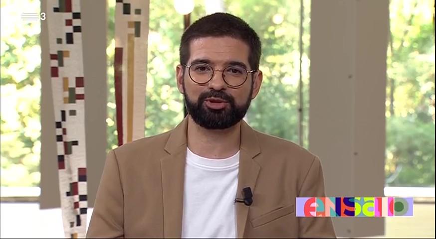 Leonor Antunes, com Diogo Louçã Rodrigues