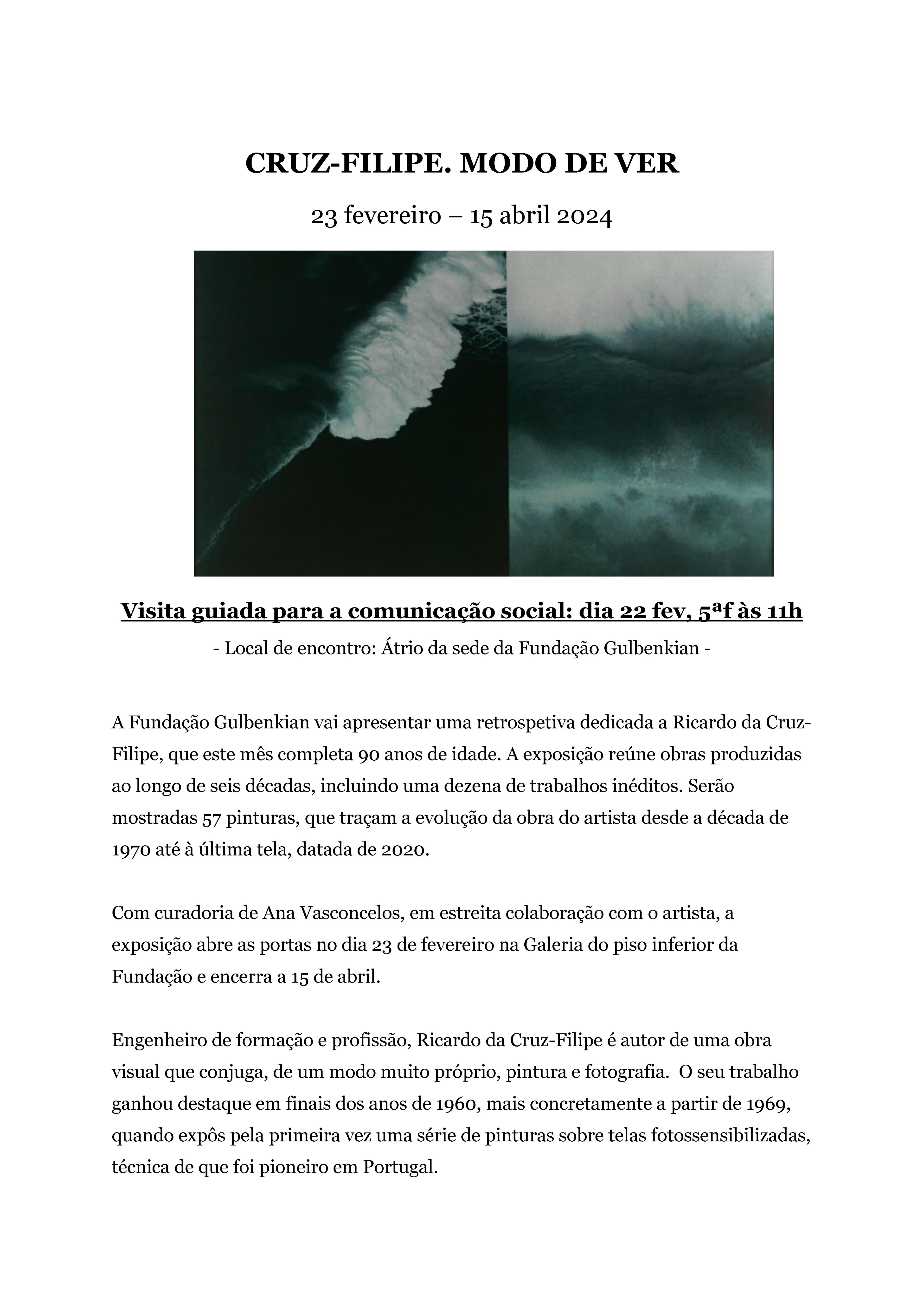 Serviço de Comunicação / Fundação Calouste Gulbenkian