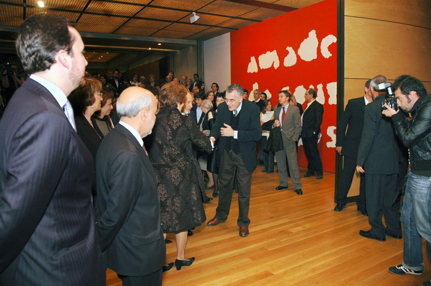 Jorge Molder (ao centro)