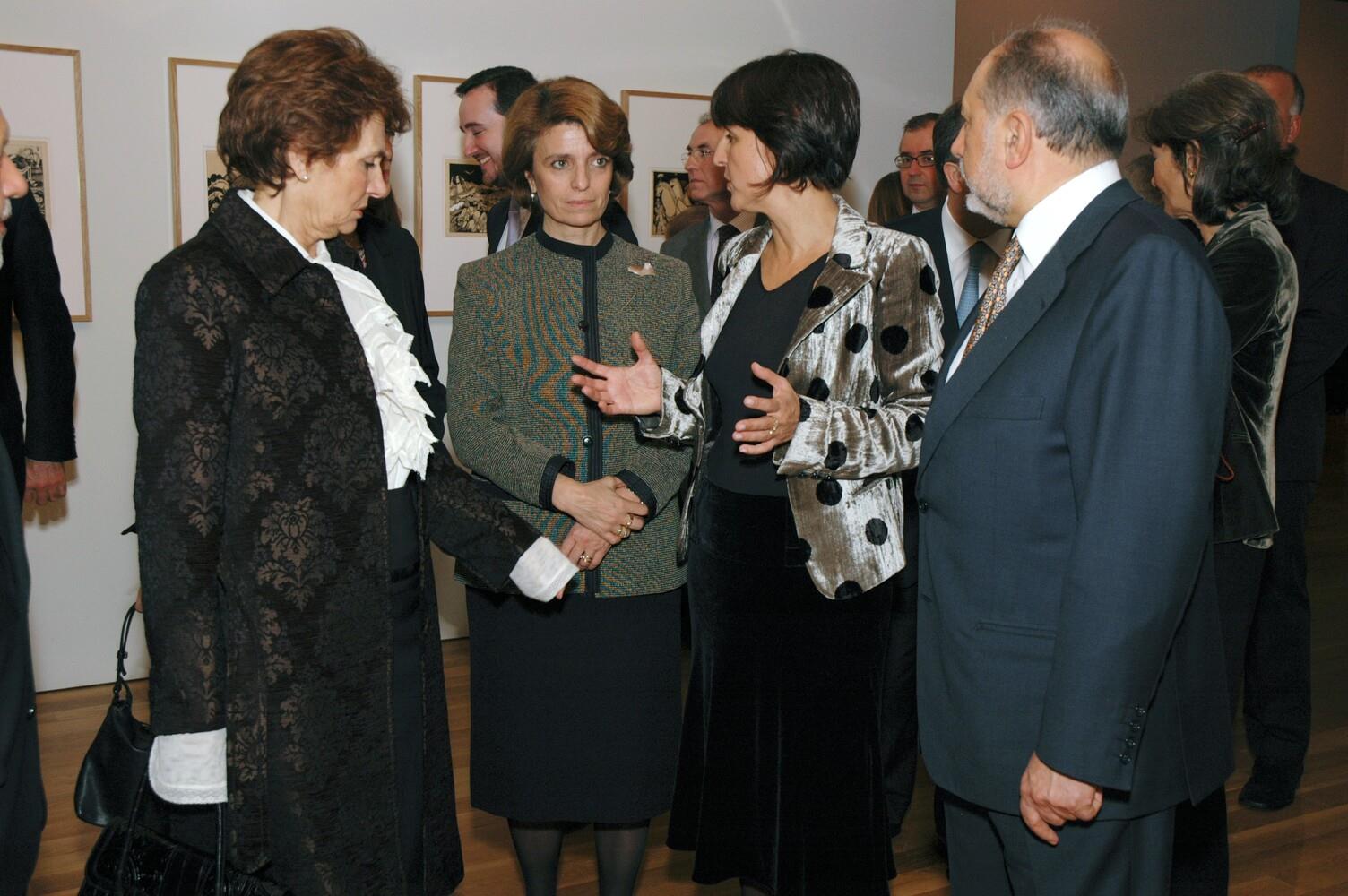 Maria Cavaco Silva, Isabel Alçada, Helena de Freitas e Emílio Rui Vilar (da esq. para a dir.)