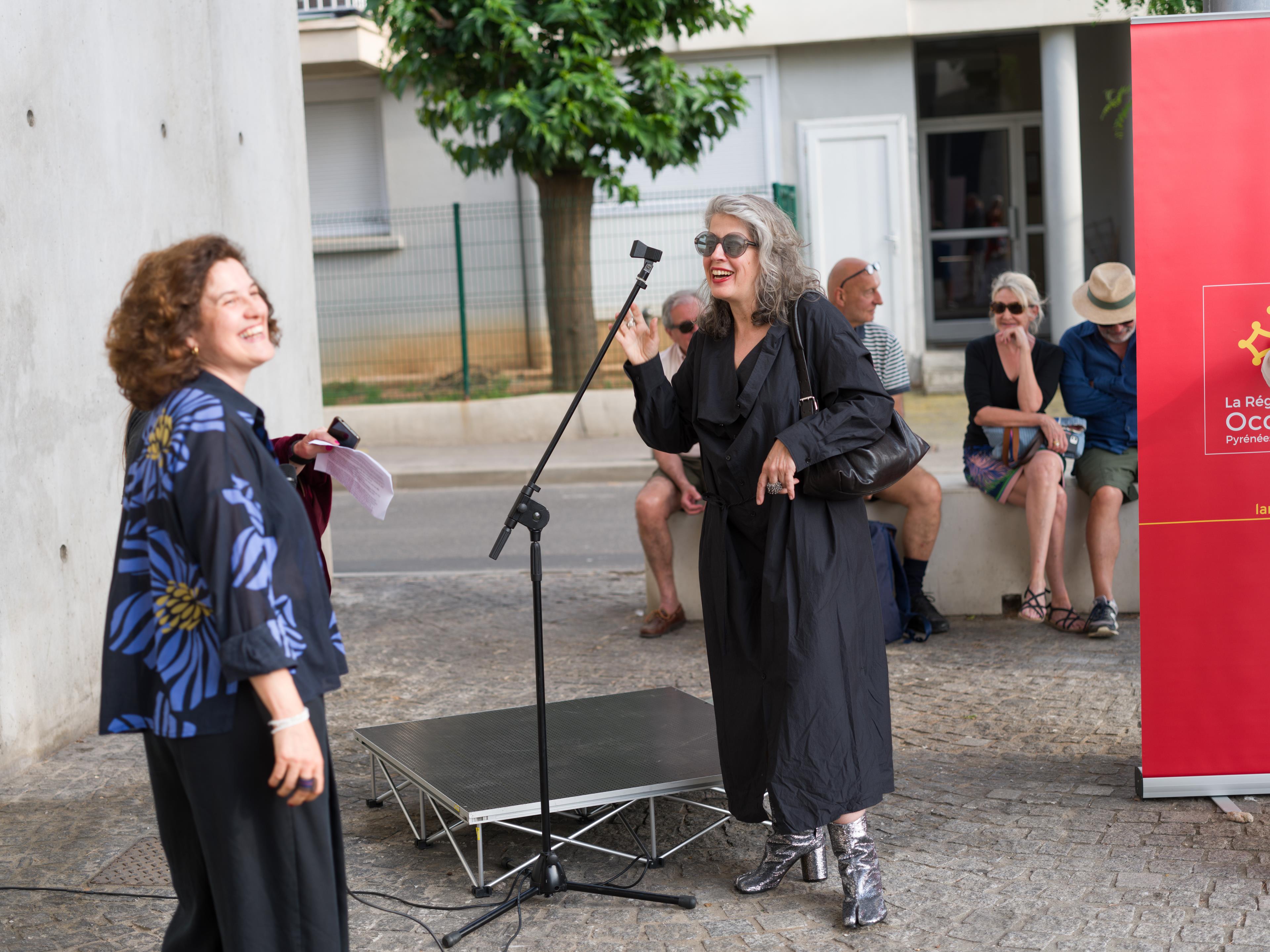 Rita Fabiana e Leonor Antunes