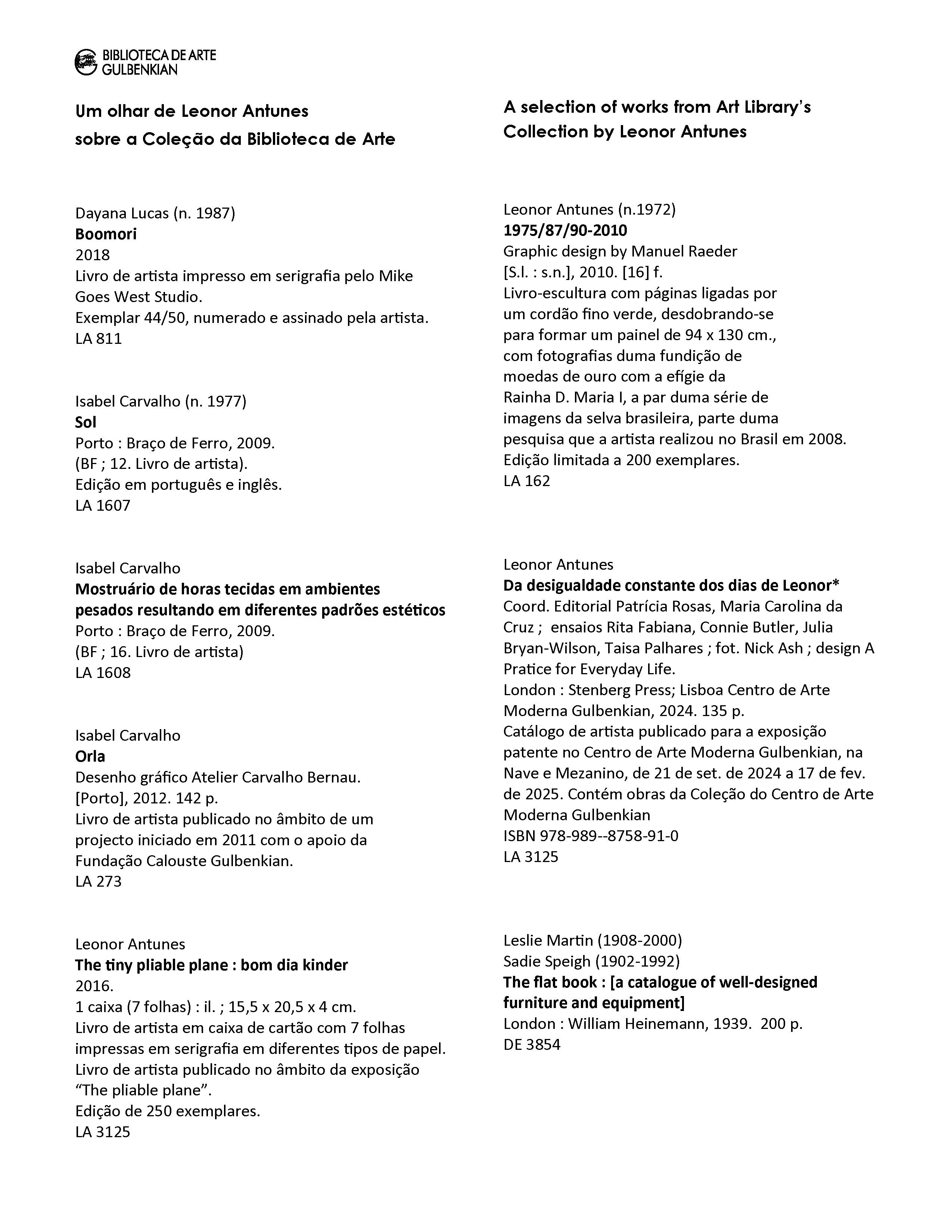 Biblioteca de Arte / Fundação Calouste Gulbenkian