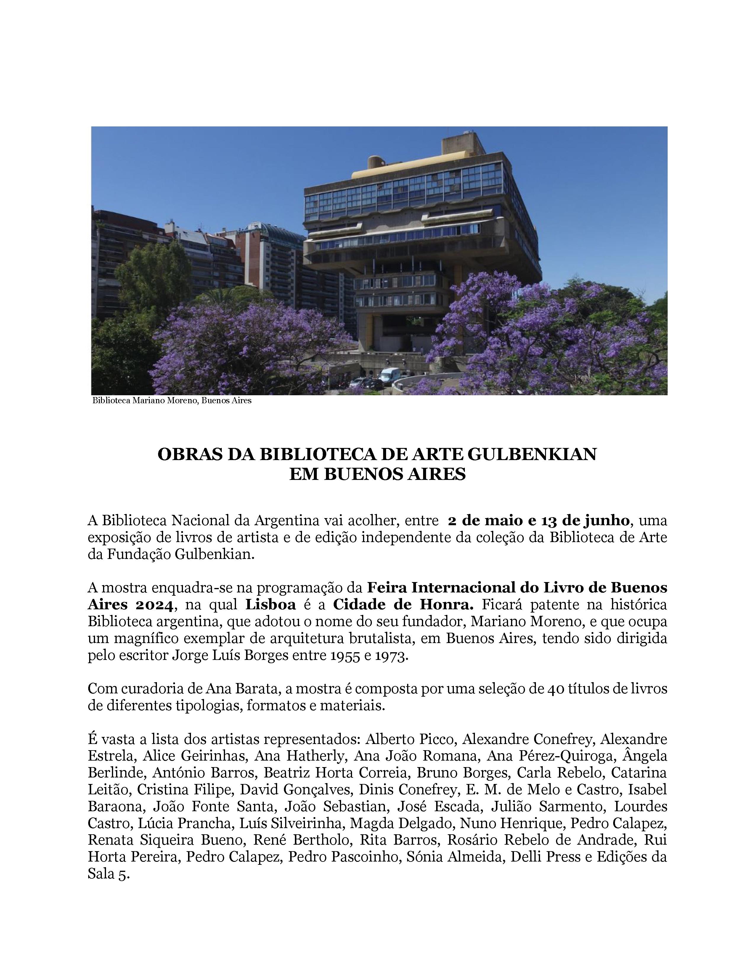 Serviço de Comunicação / Fundação Calouste Gulbenkian
