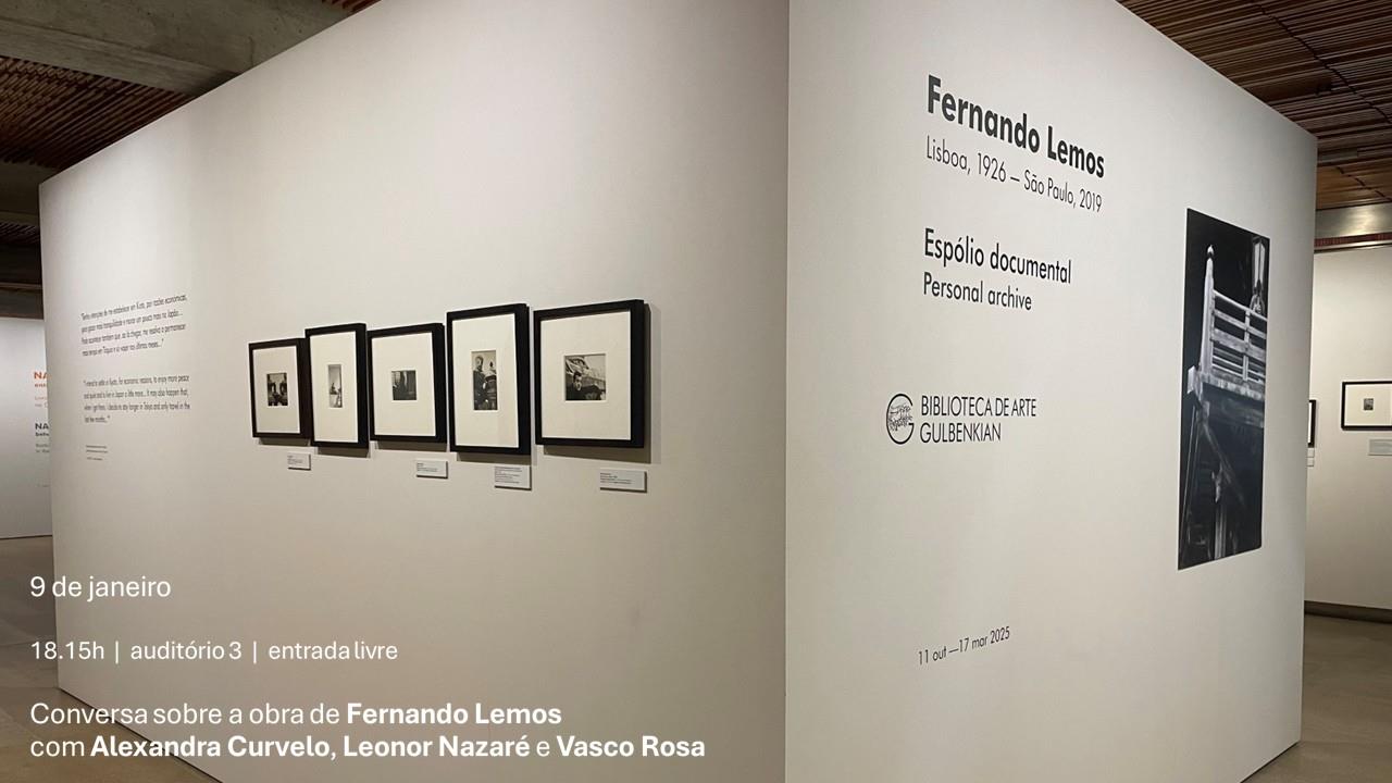 Conversa sobre a Obra de Fernando Lemos [slide apresentação]