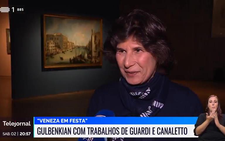Veneza em Festa. Exposição com 50 quadros de Canetto a Guardi