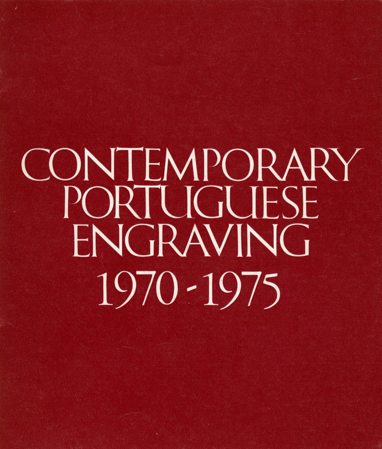 Contemporary Portuguese Engraving, 1970 – 1975