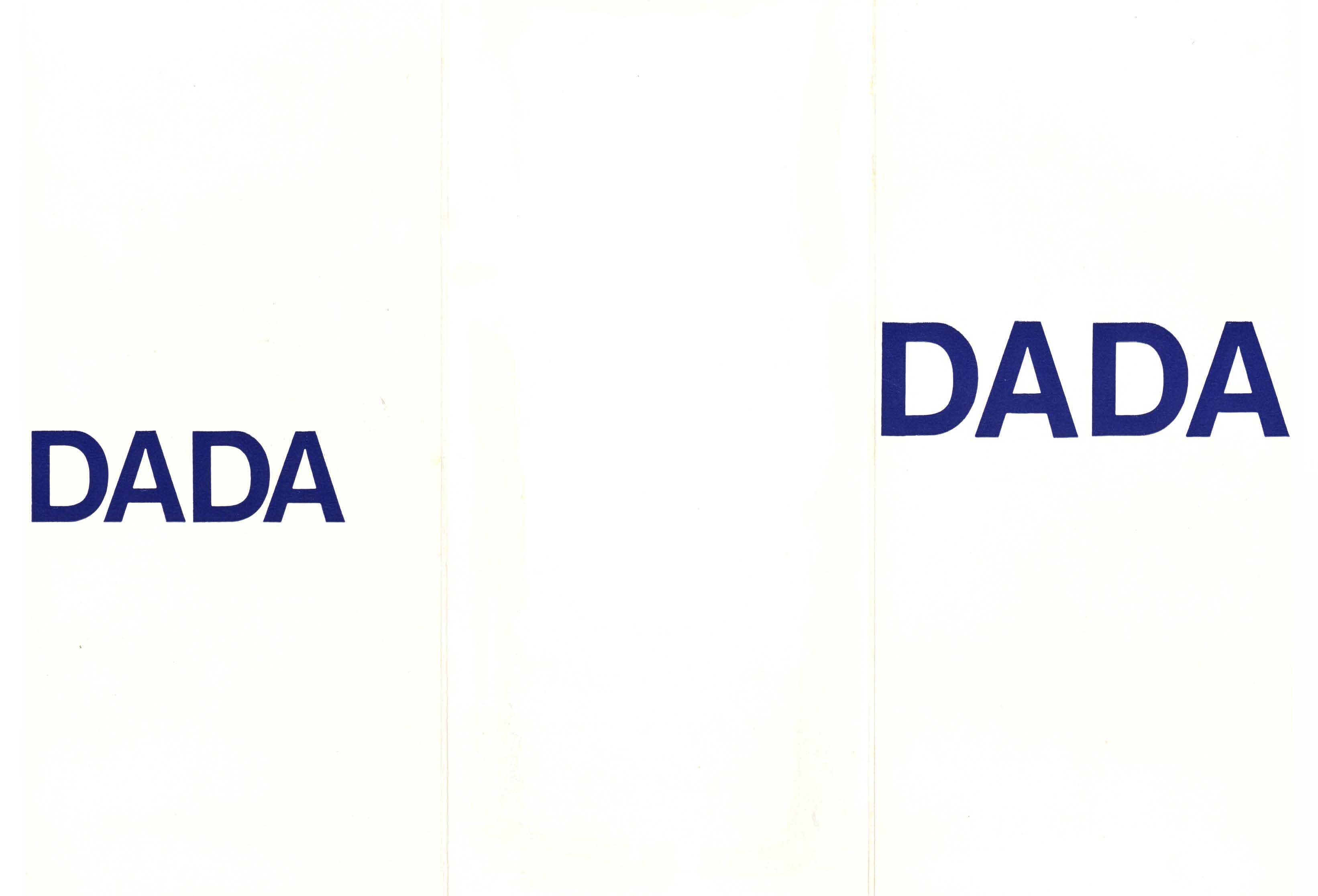 Dada, 1916 – 1966