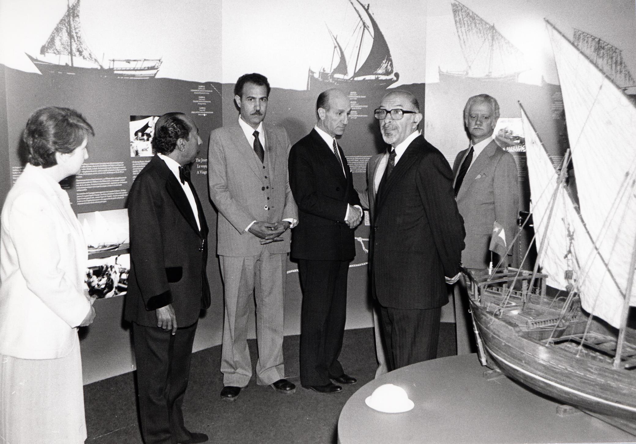 Roberto Gulbenkian (ao centro)