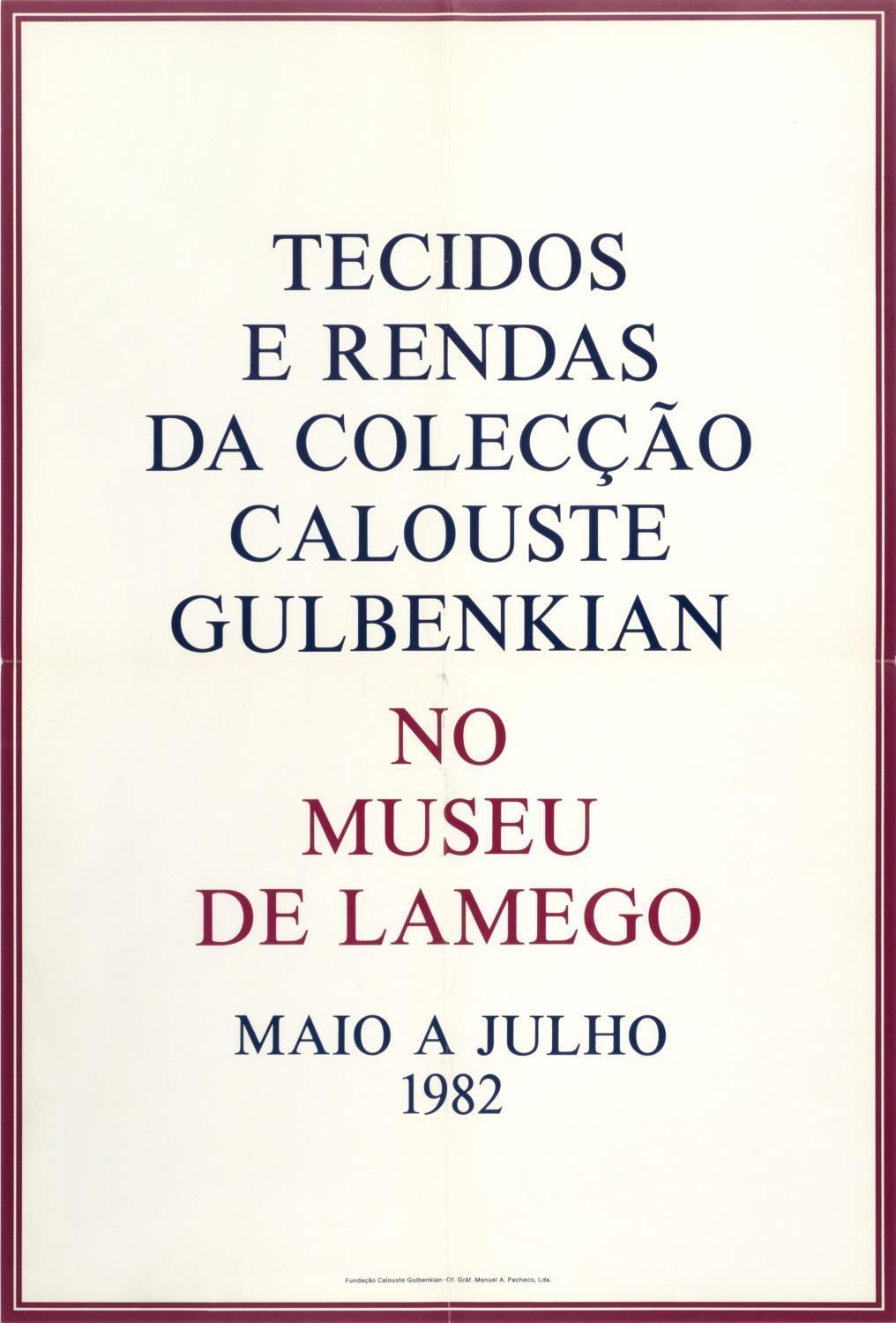 Tecidos e Rendas da Colecção Gulbenkian
