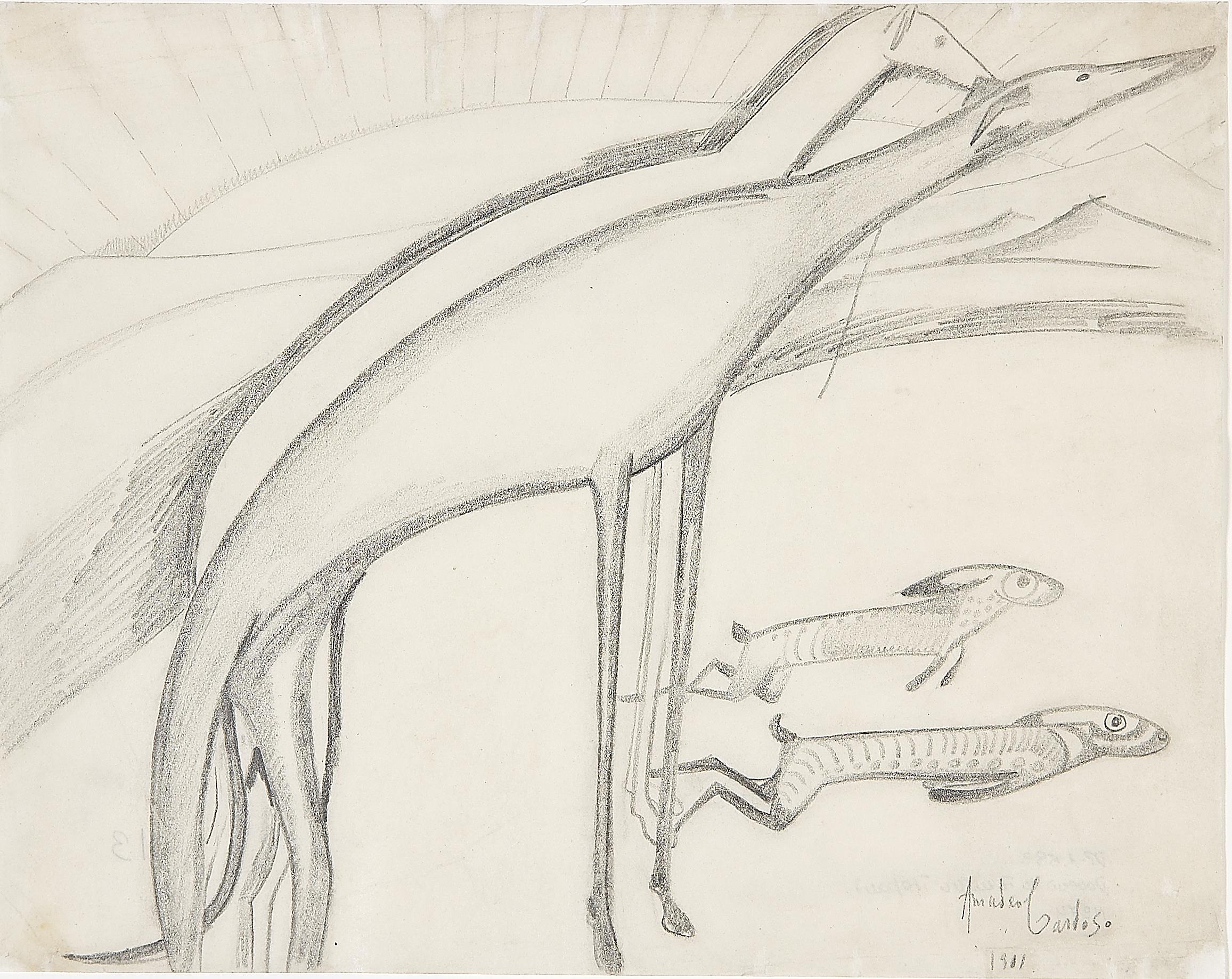 Sem título (Estudo para a pintura ''Galgos'')