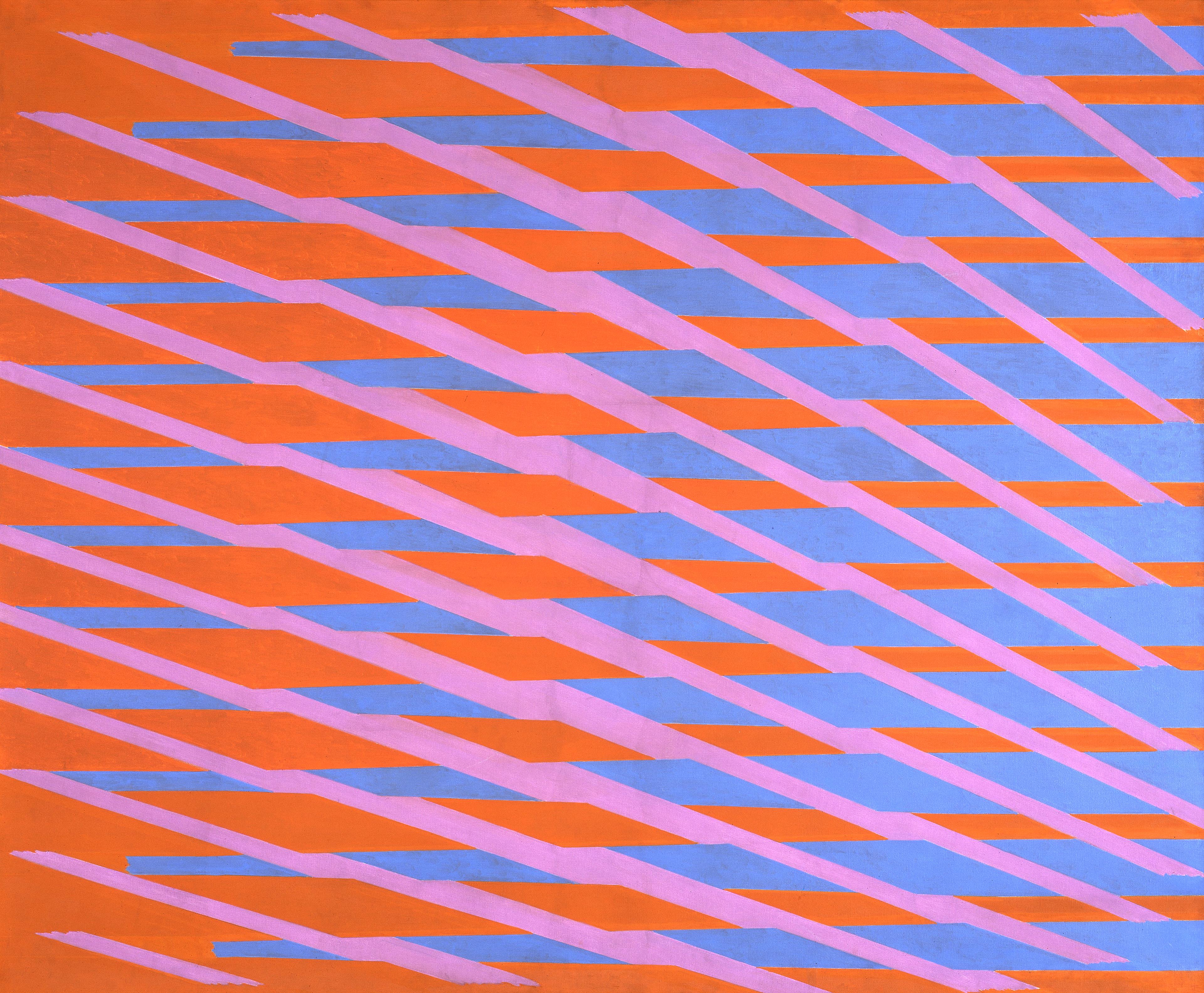 Brown, Blue and Violet No.2