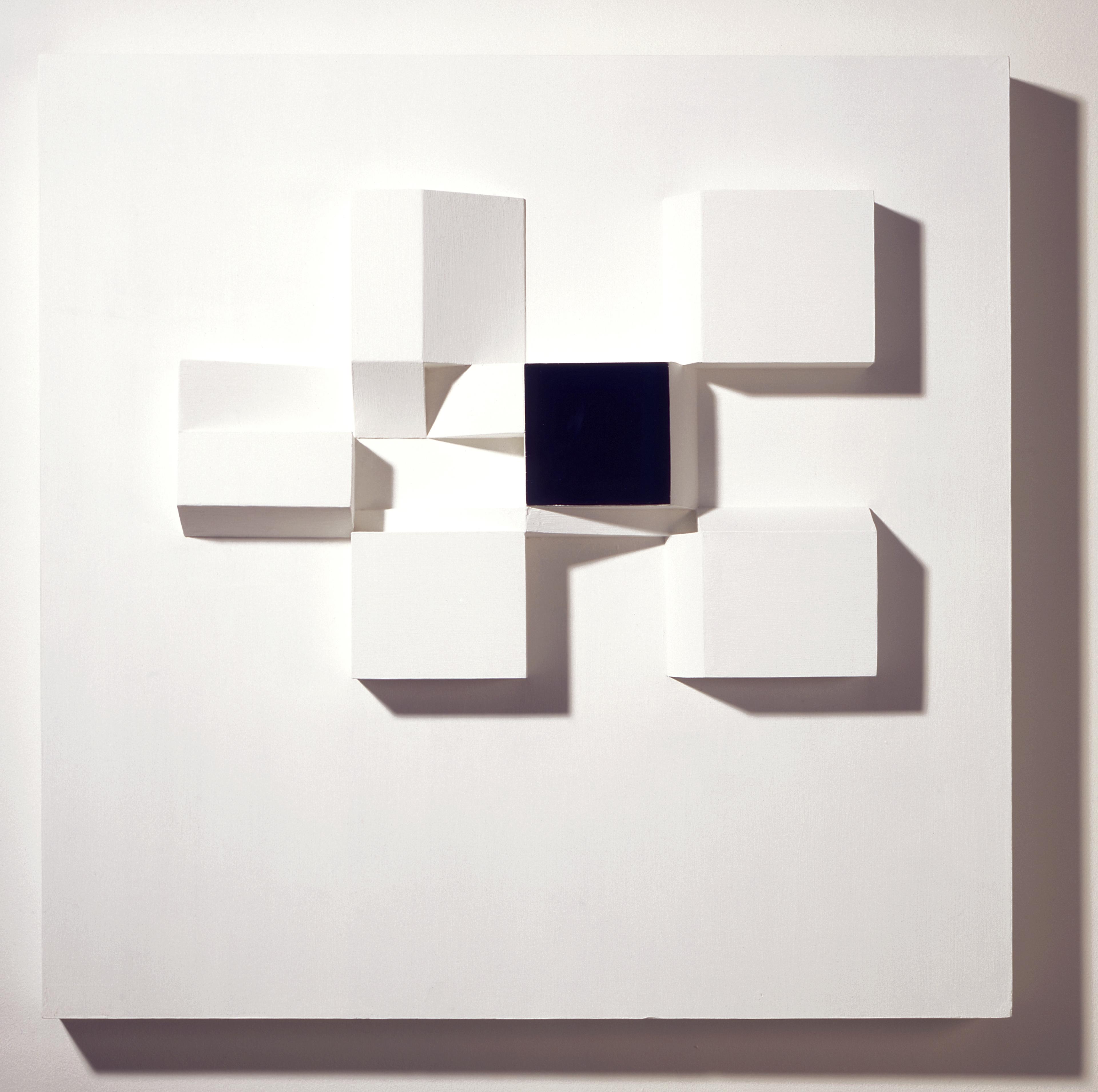 White Relief with Black