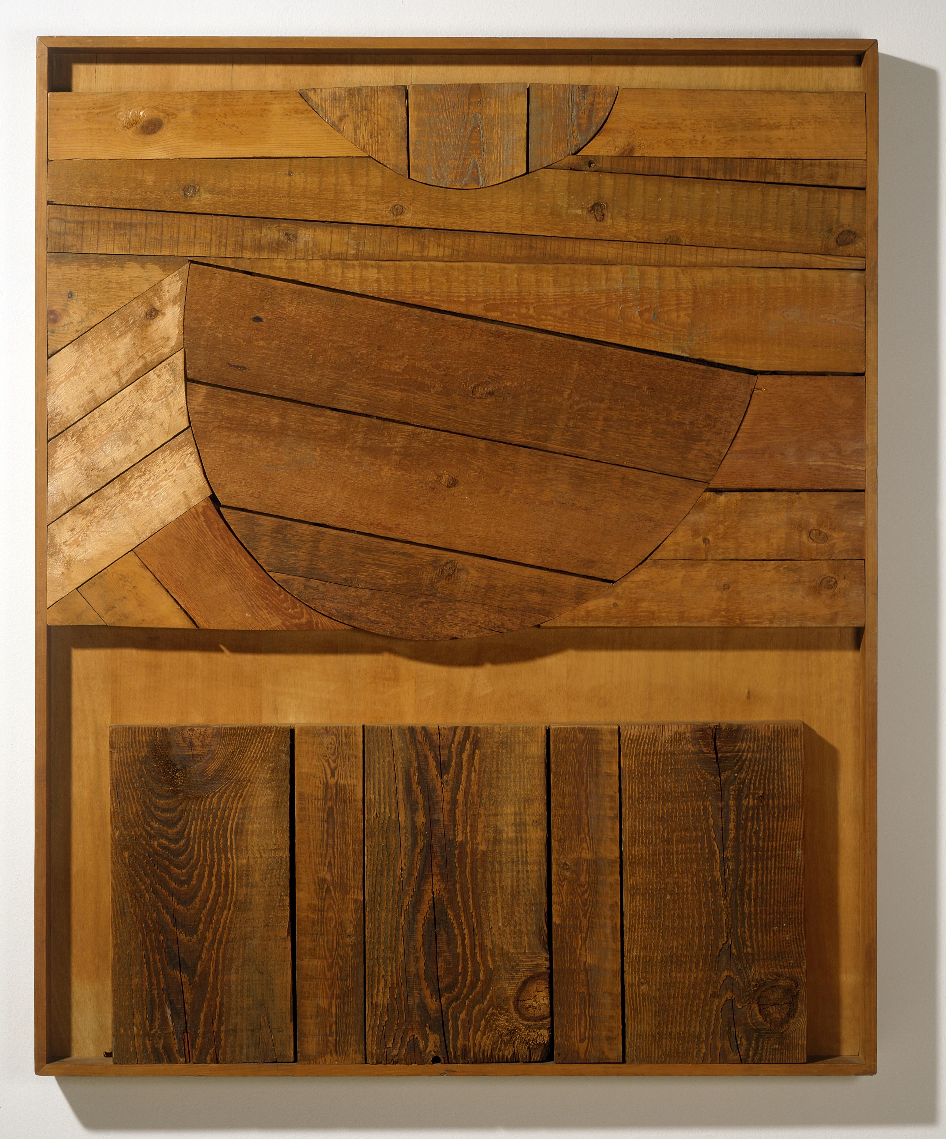 Africa Brass Wood Relief n. 18