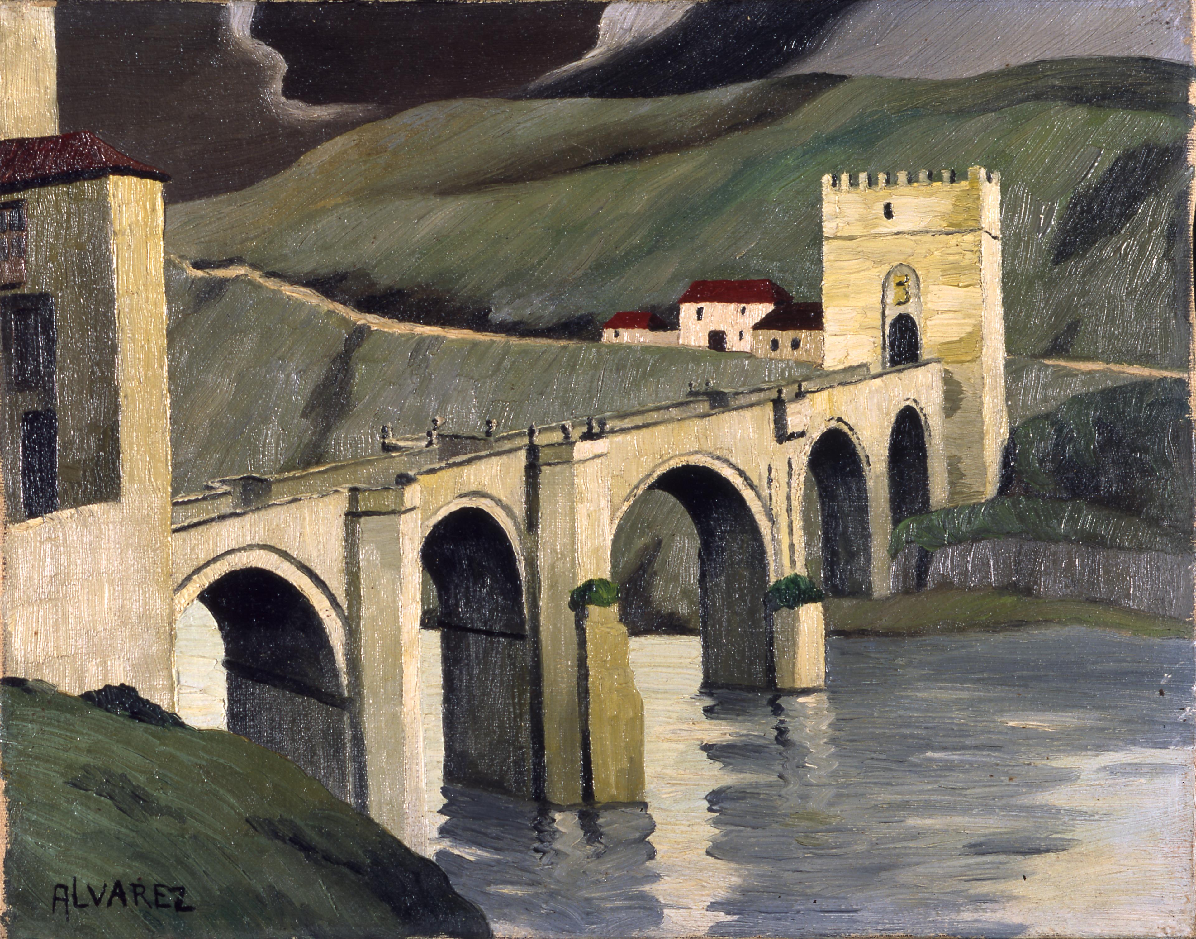 Paisagem com ponte
