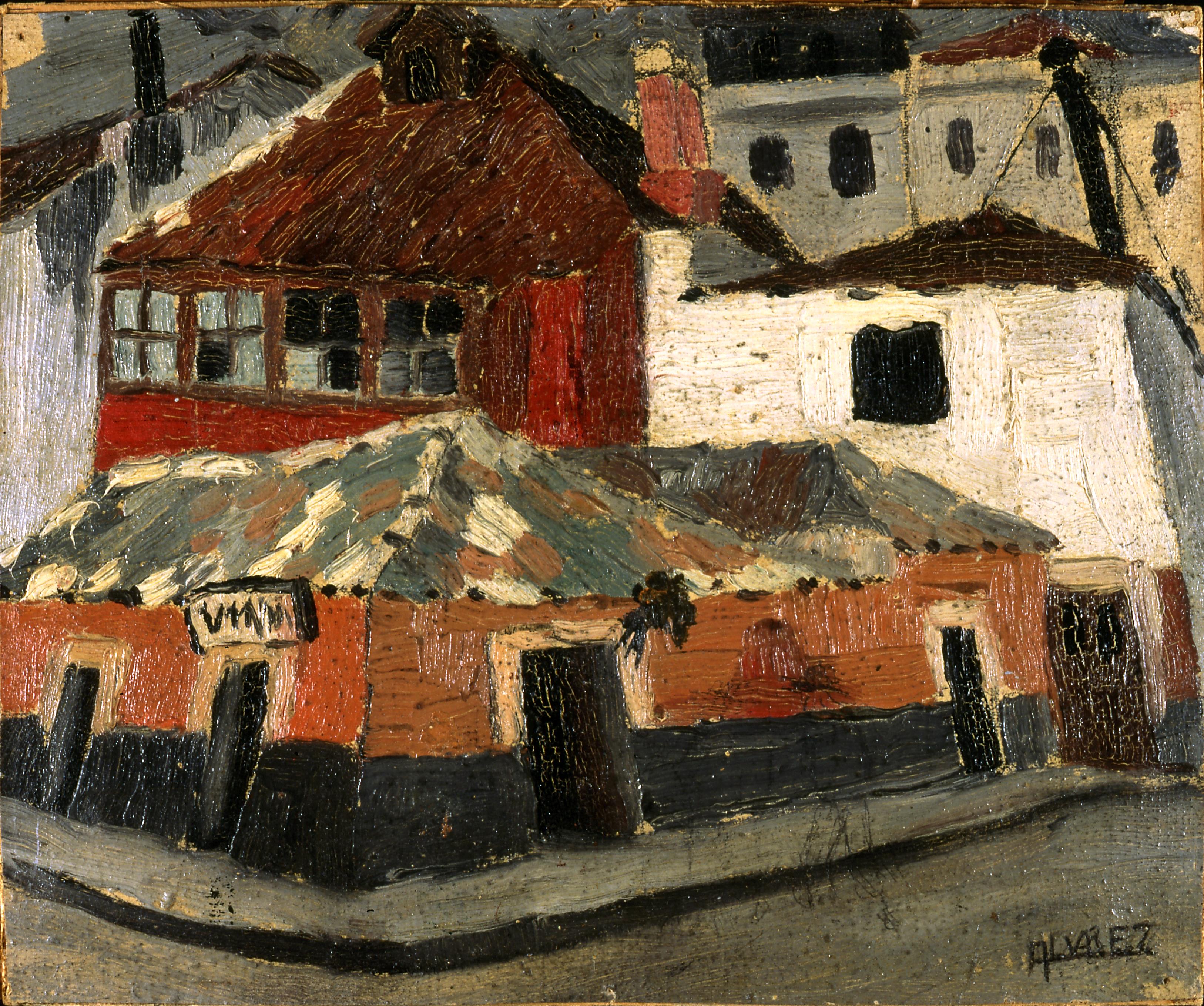Sem título (Rua com casas)