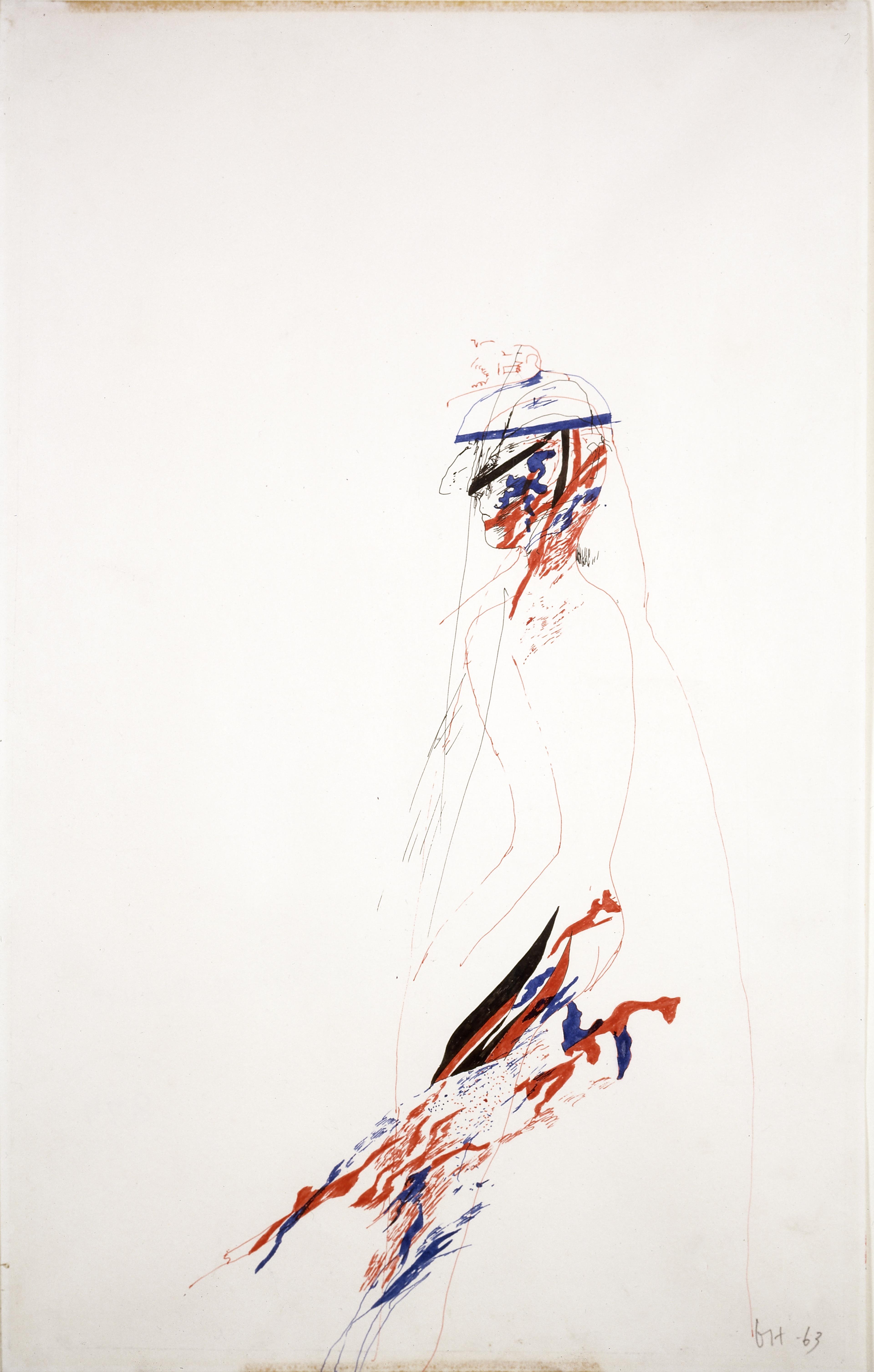 Figure in Helmet and Cloak