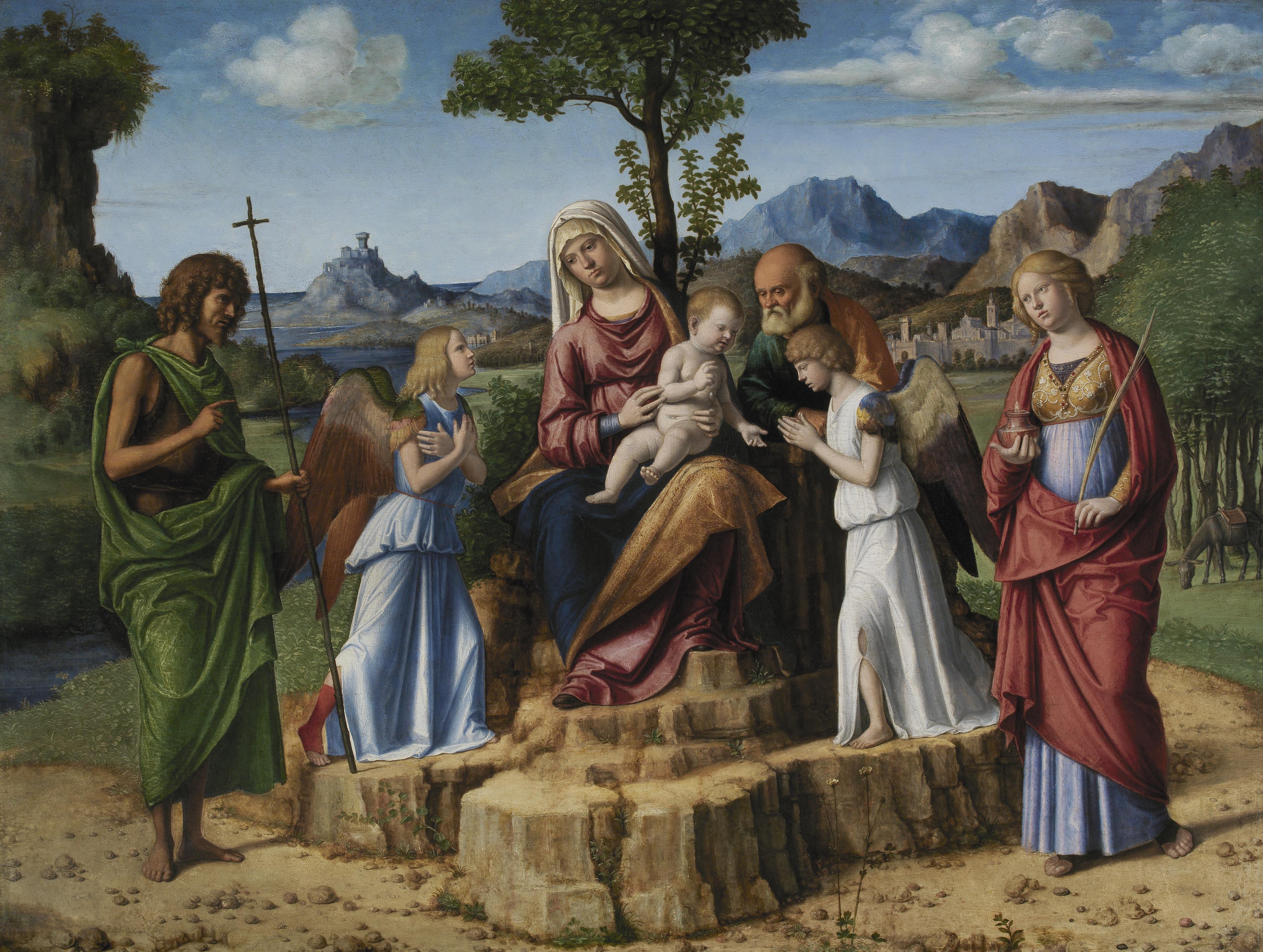 «Sacra Conversazione» ou «Descanso na Fuga para o Egito»