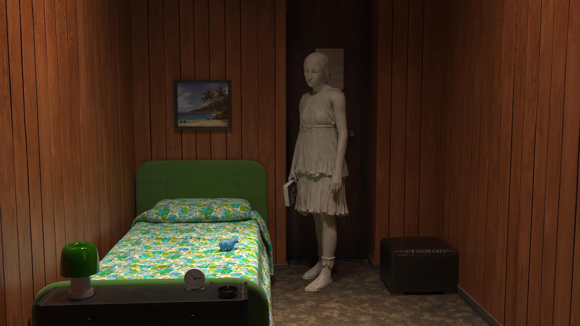 Two Sculptures Quarreling in a Hotel Room: STILL_001